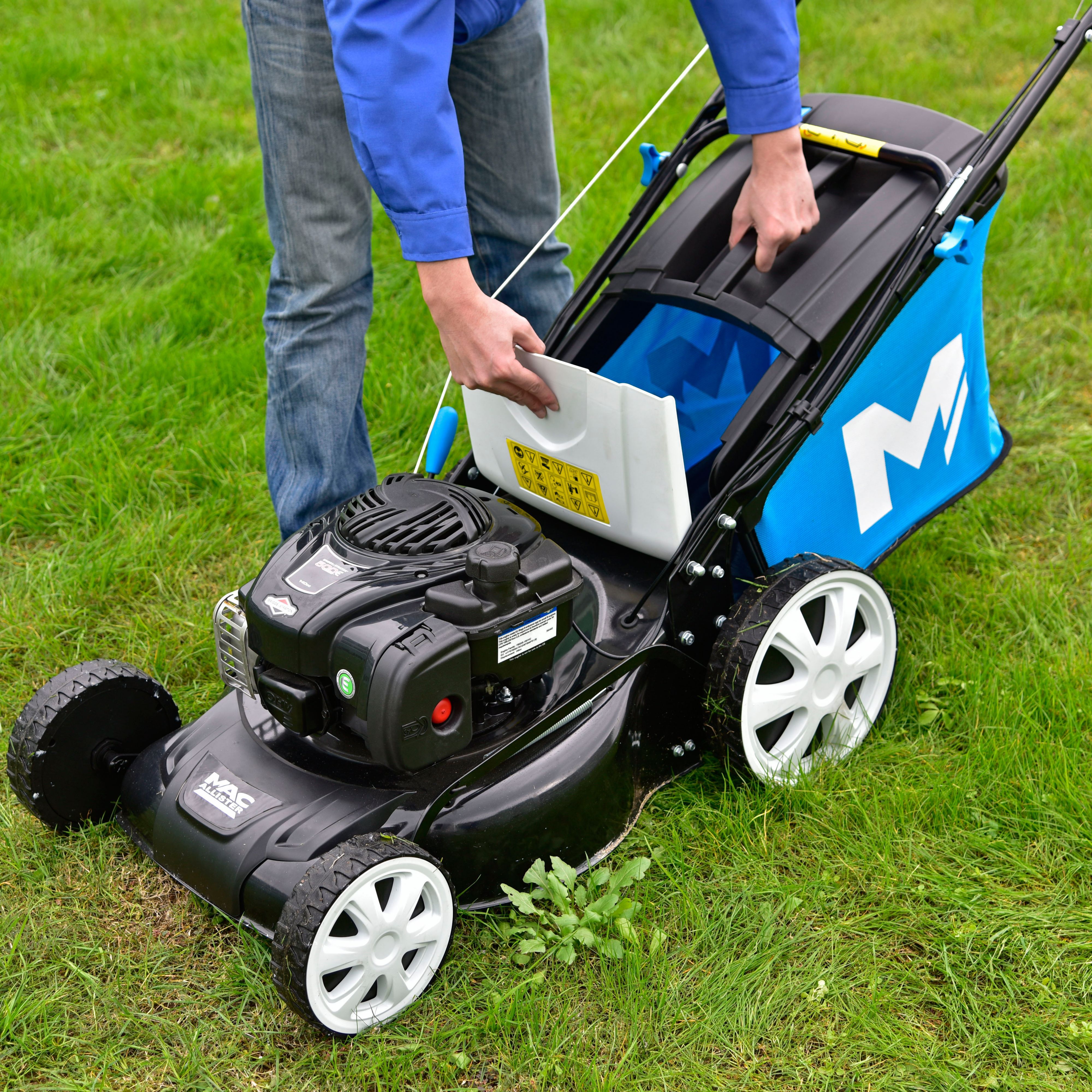 Petrol lawn deals mowers in b&q