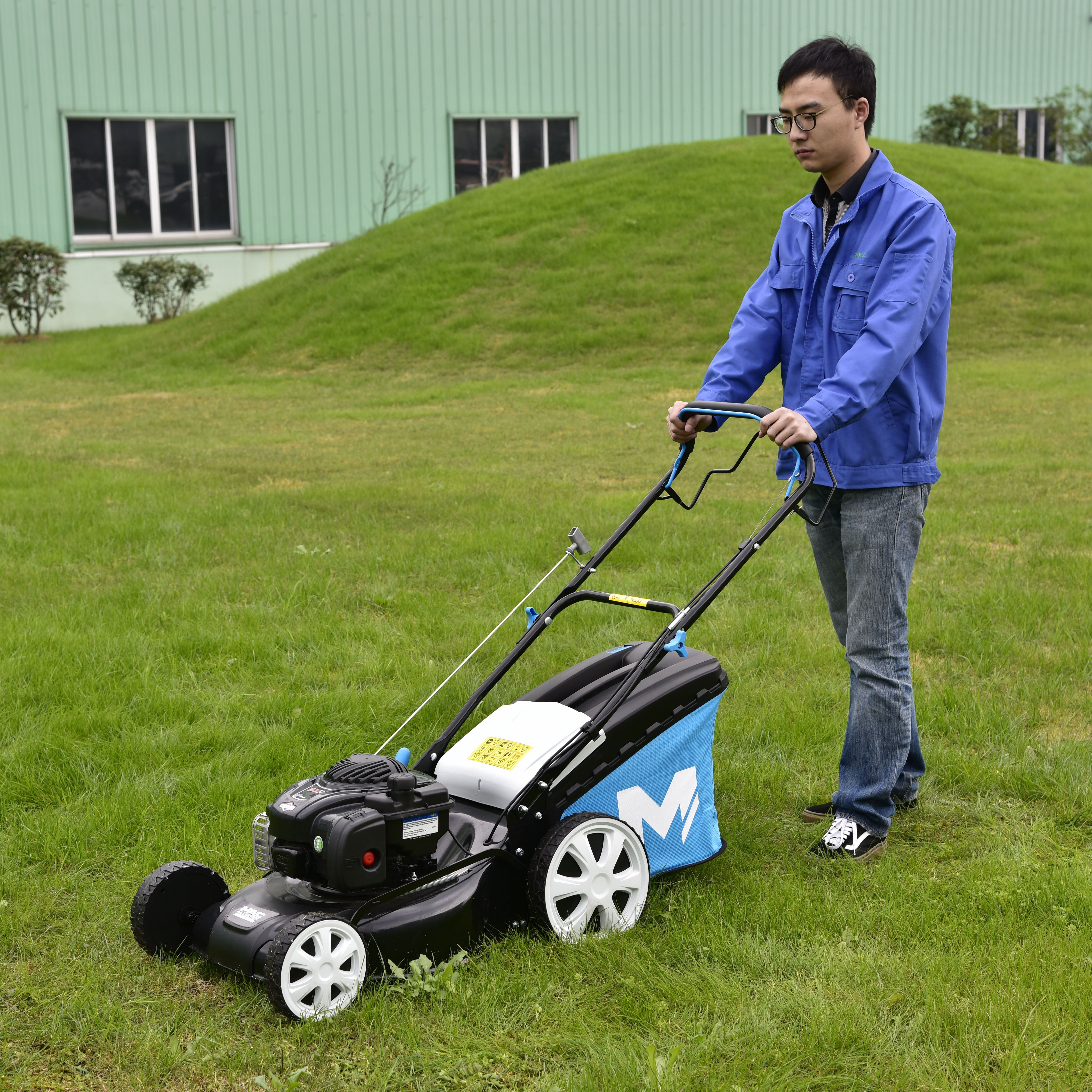 Tondeuse Thermique Tractée 140 Cc Mac Allister MLMP500SP46-2 46 Cm Moteur Briggs Stratton 500e~3663602939573 03c - Foto 8