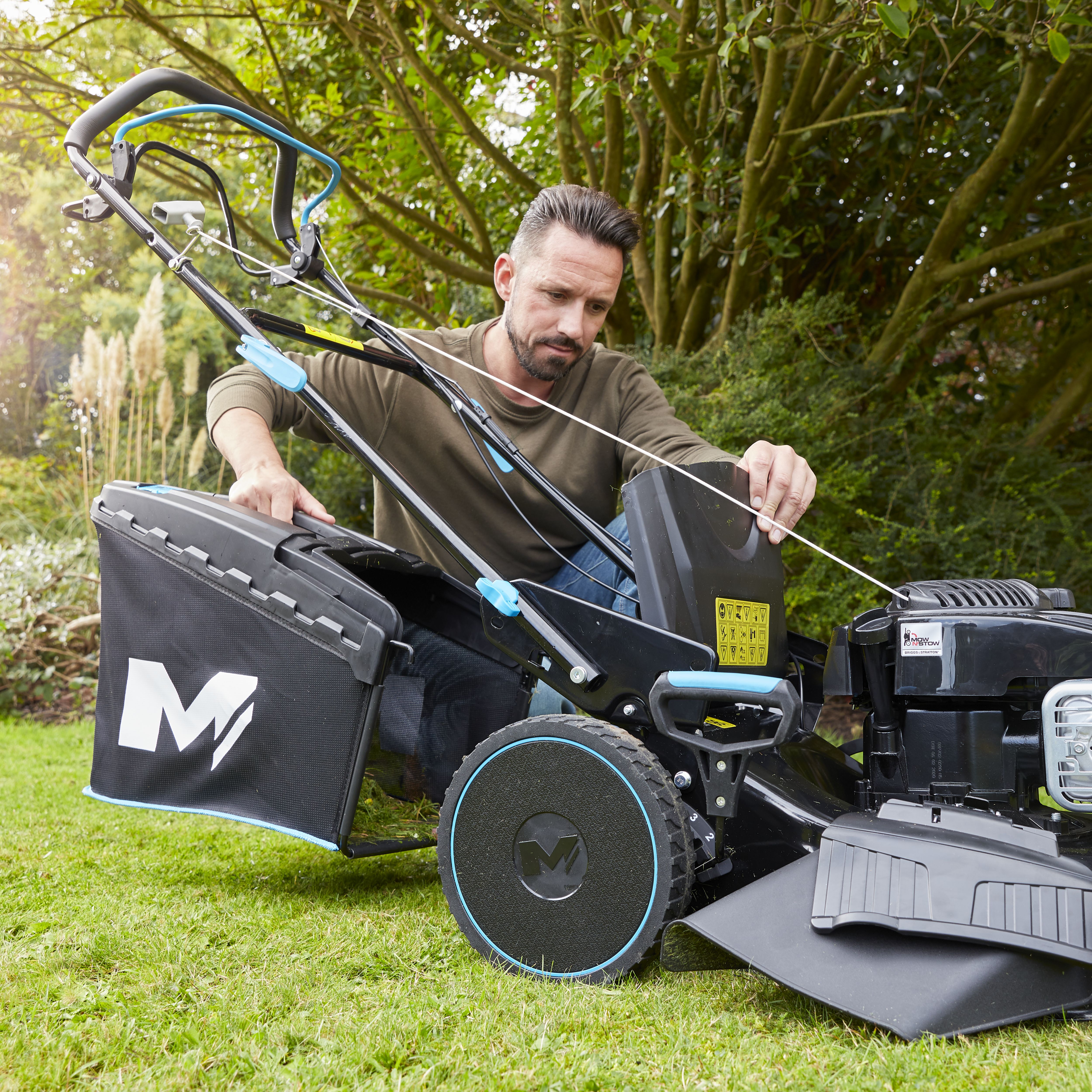 Mac Allister MLMP550SP46 M S 140cc Petrol Rotary 46cm Lawnmower