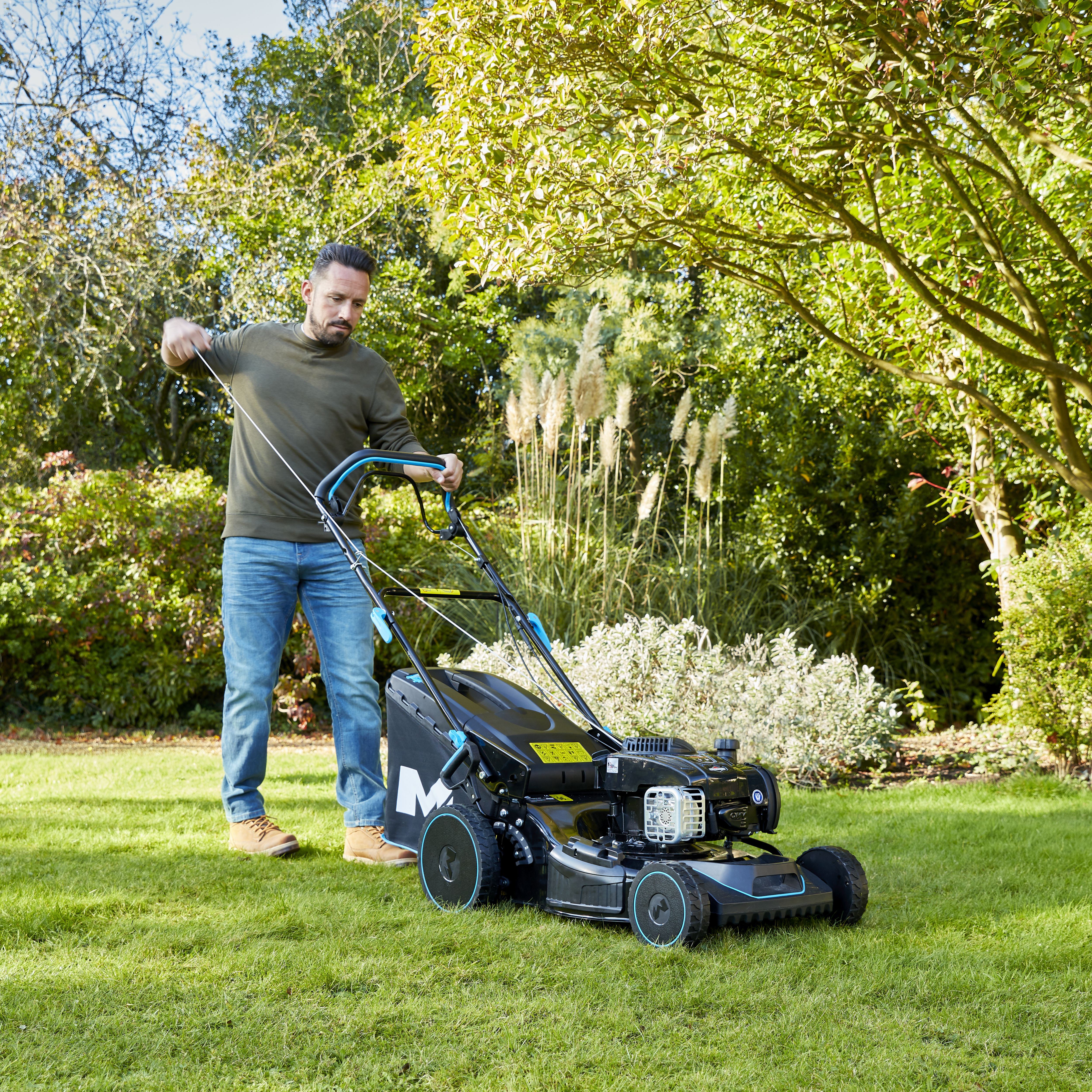 Mac Allister MLMP550SP46 M S 140cc Petrol Rotary Lawnmower