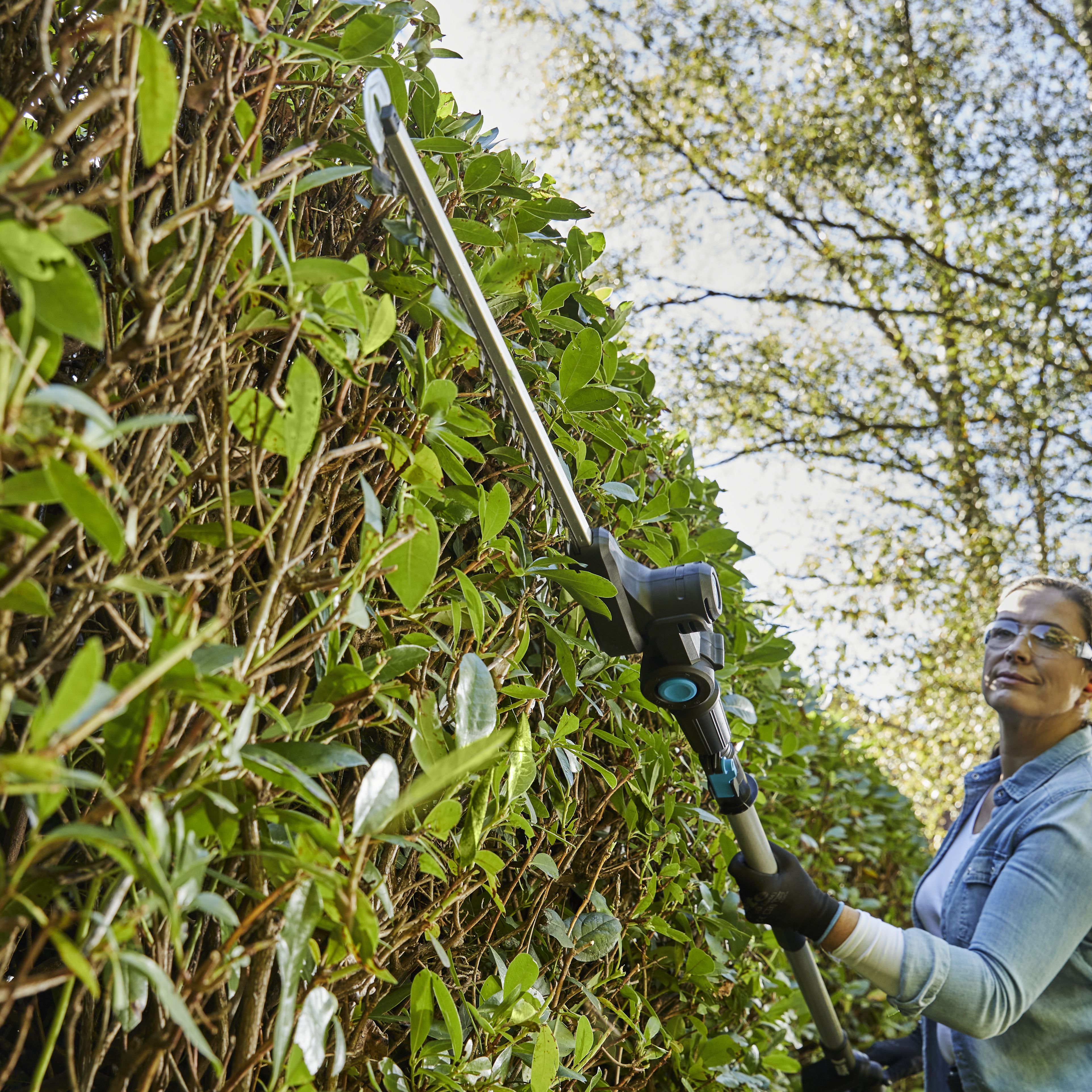 Erbauer long reach hedge trimmer shop