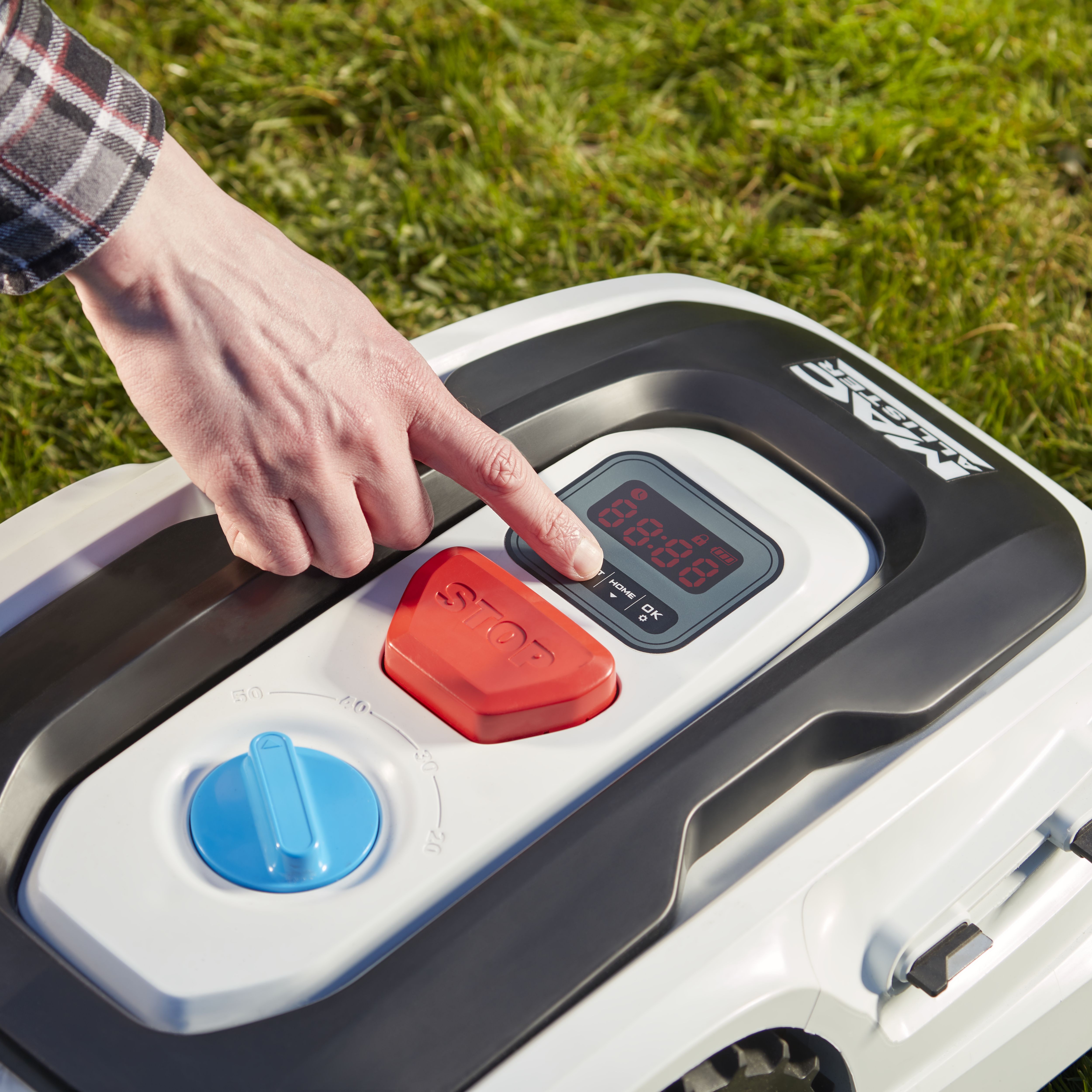 B and q robotic lawn mower online