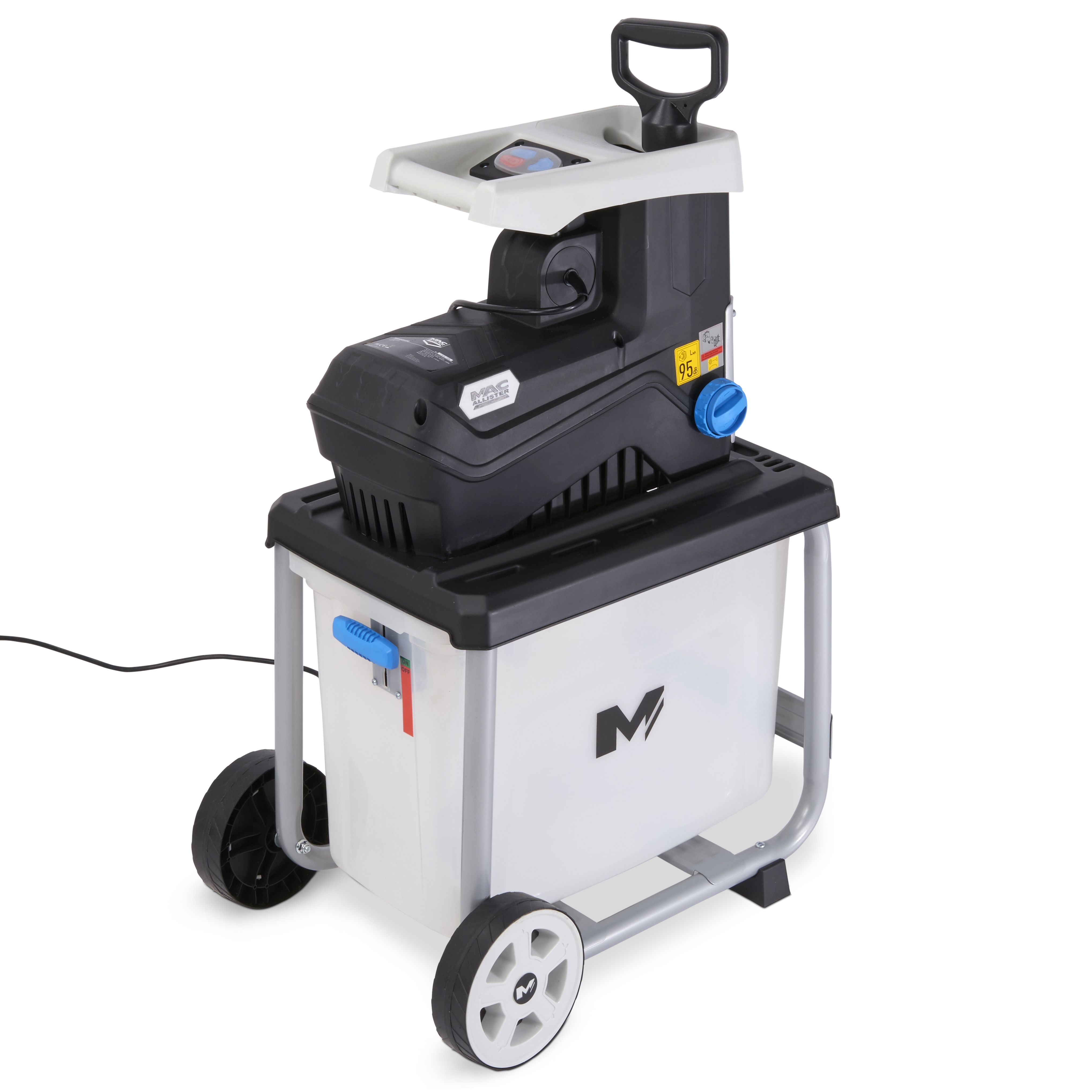 Mac Allister MSHP2800D 2 Corded 2800W Silent Shredder DIY at B Q