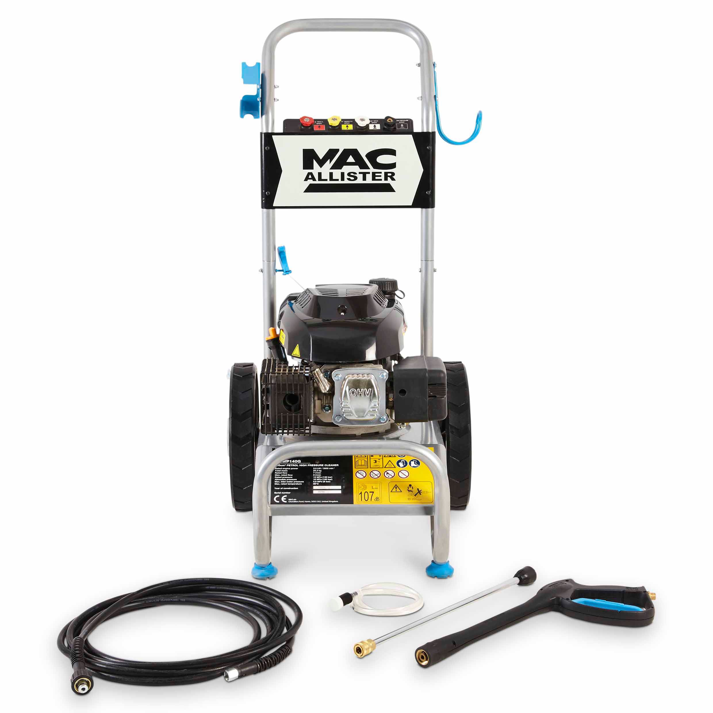 Mac Allister Petrol Pressure washer 2.5kW DIY at B Q