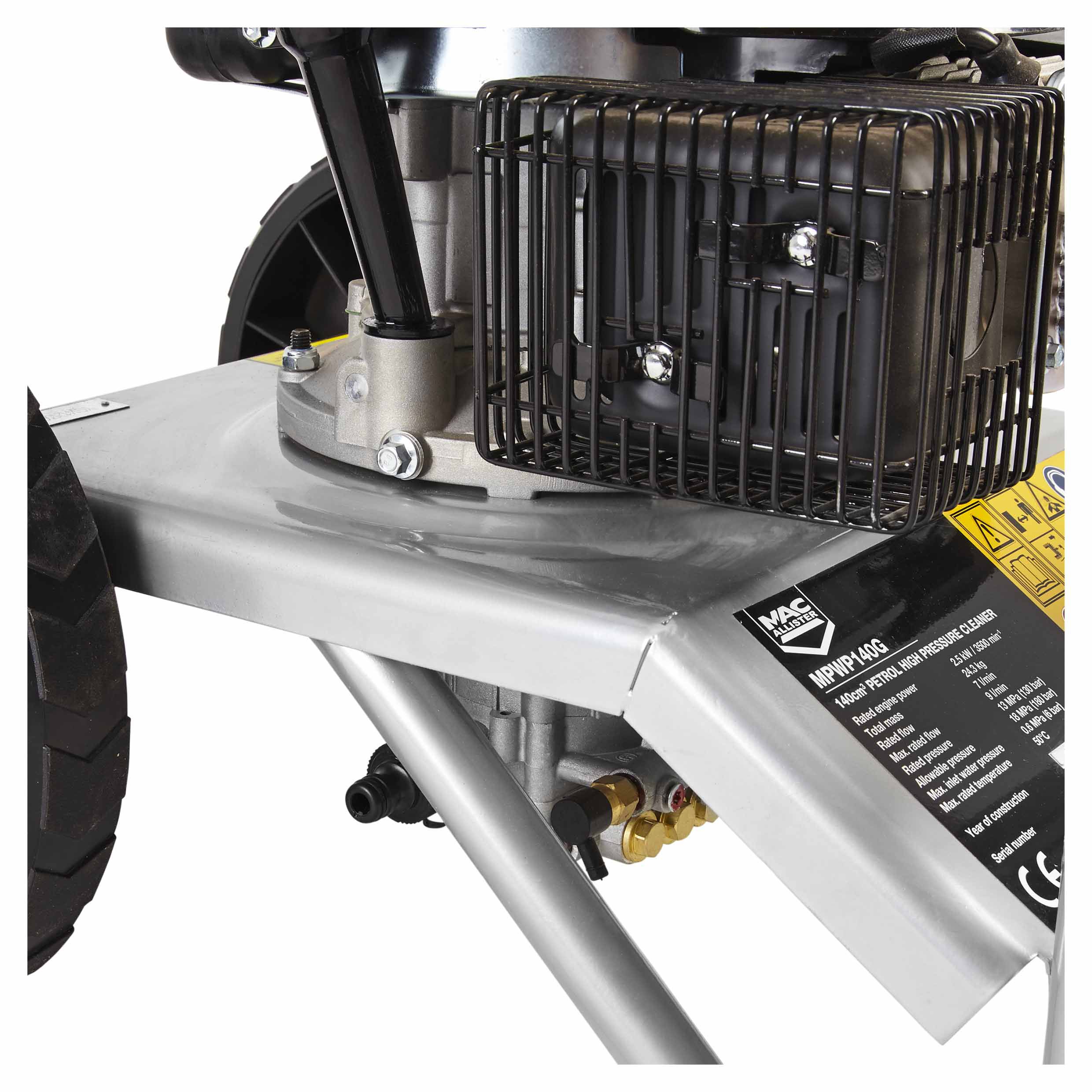 Mac Allister Petrol Pressure washer 2.5kW DIY at B Q
