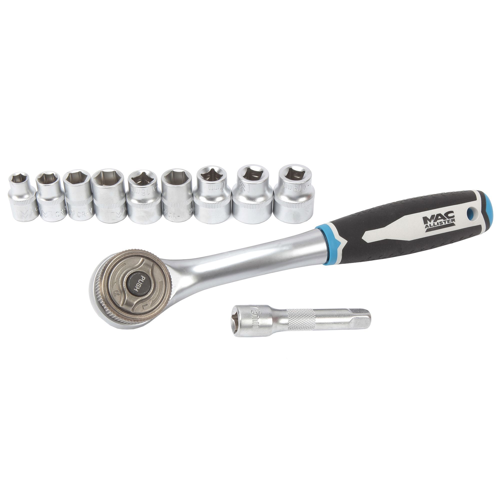 Mac Allister ⅜" Ratchet handle DIY at B&Q