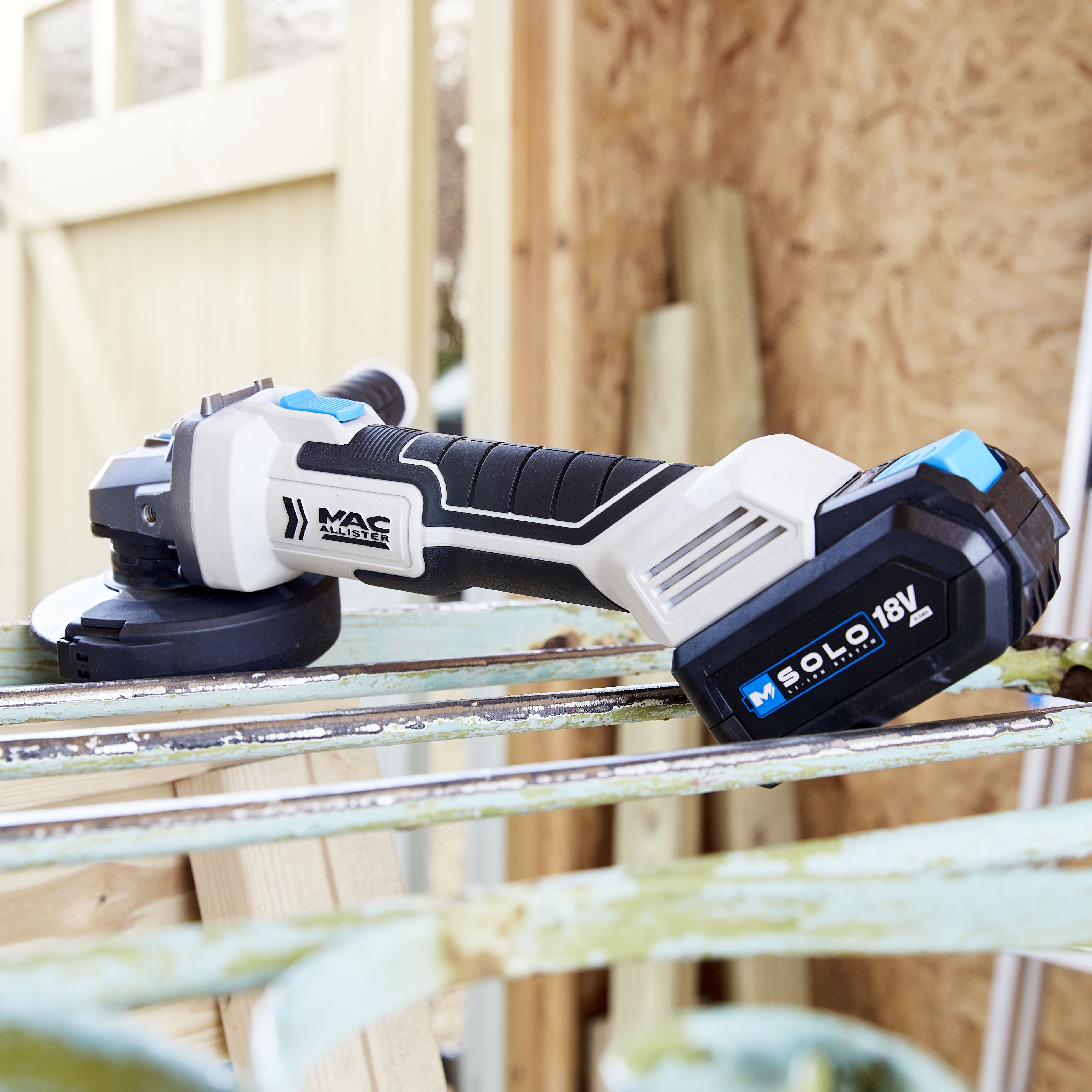 Mac Allister Solo 18V 115mm Cordless Angle grinder Bare Tool MAG18 Li
