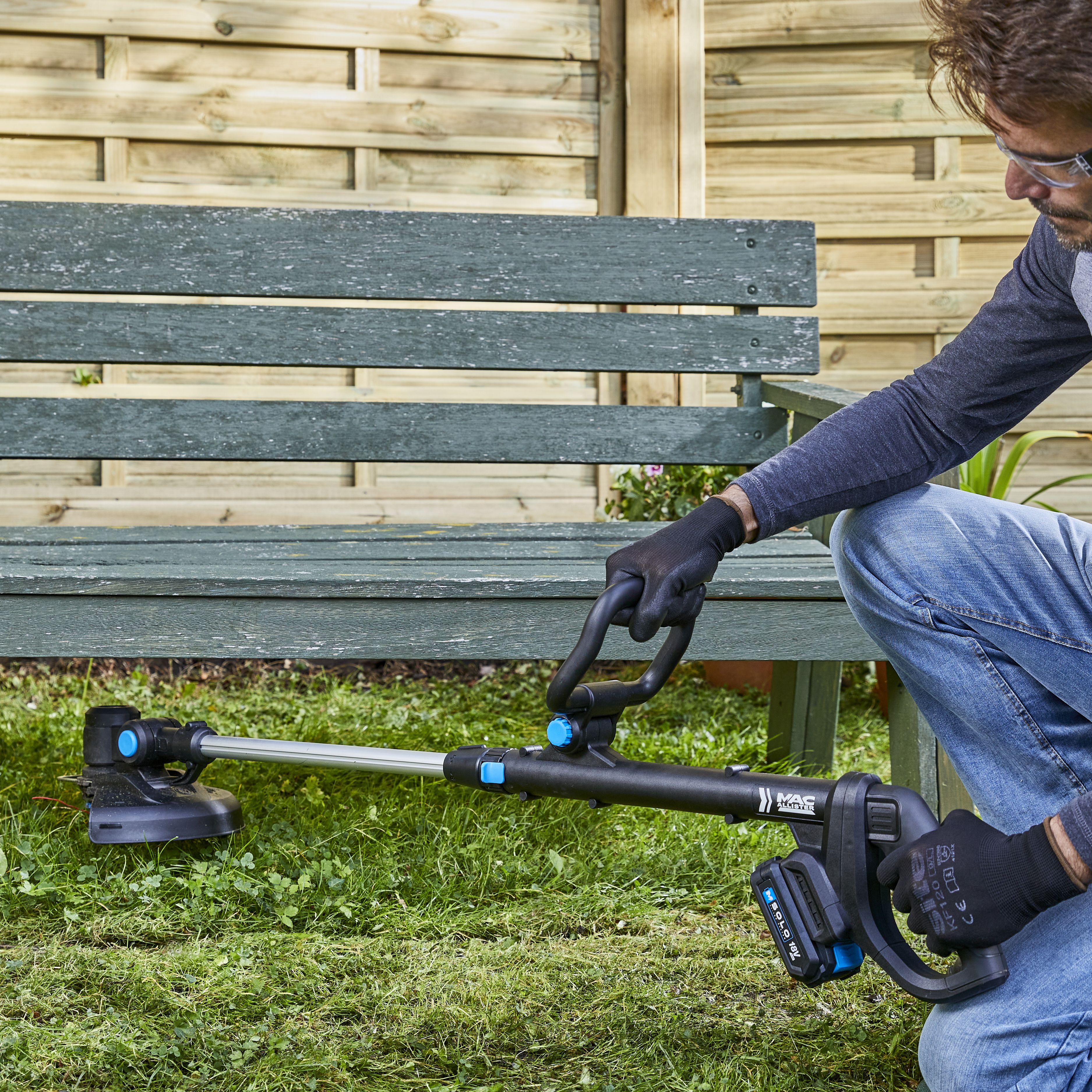 Mac allister cordless strimmer hot sale