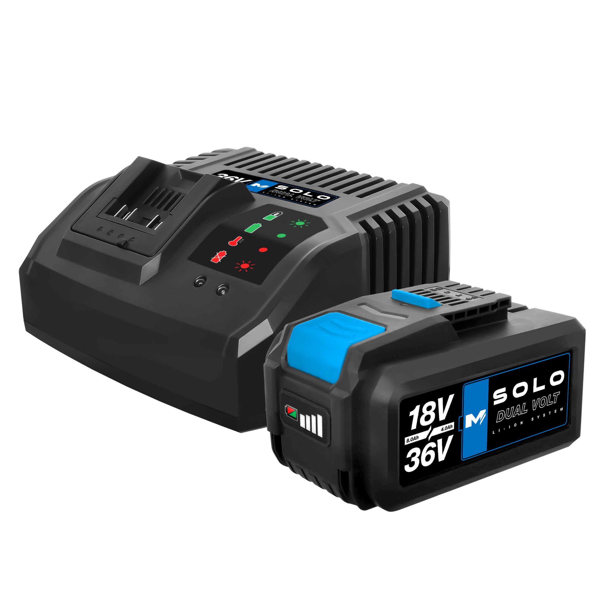 Mac Allister Solo 36V 1 x 4Ah Li ion Battery charger MDVB36 4 MFC36