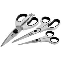 Mac Allister Stainless steel Scissors, Set