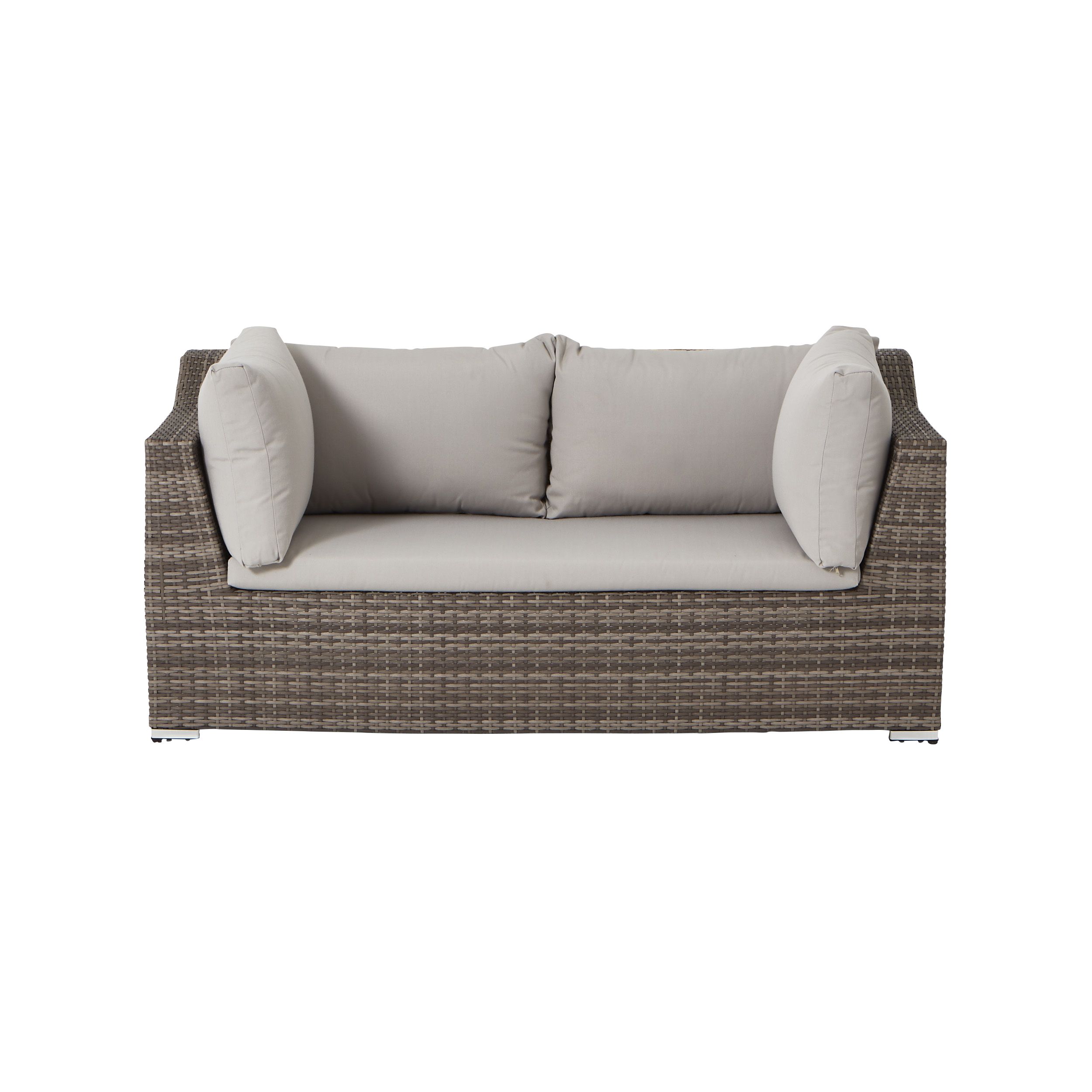 Maevea Rattan effect 4 seater Coffee set