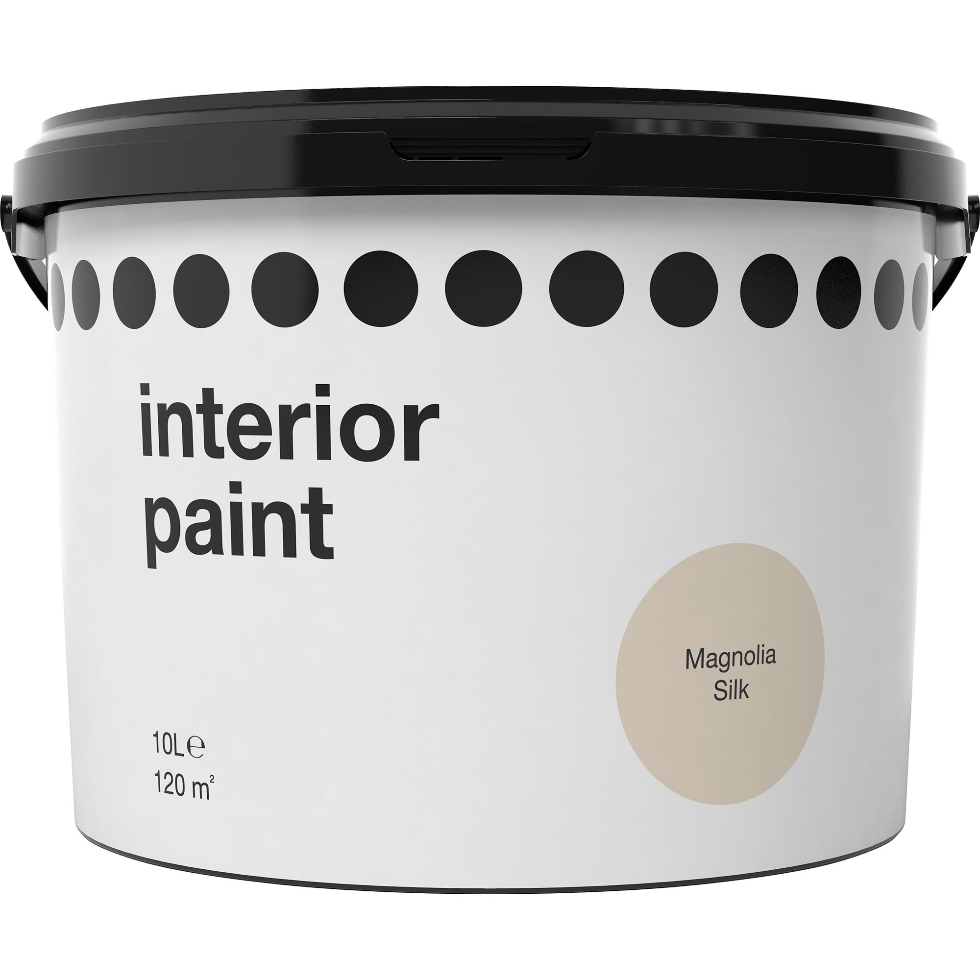 Magnolia Vinyl silk Emulsion paint, 10L DIY at B&Q