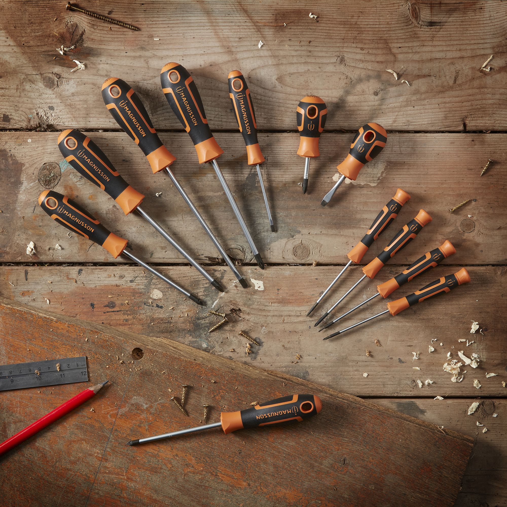 Magnusson 12 piece Standard Mixed Screwdriver set
