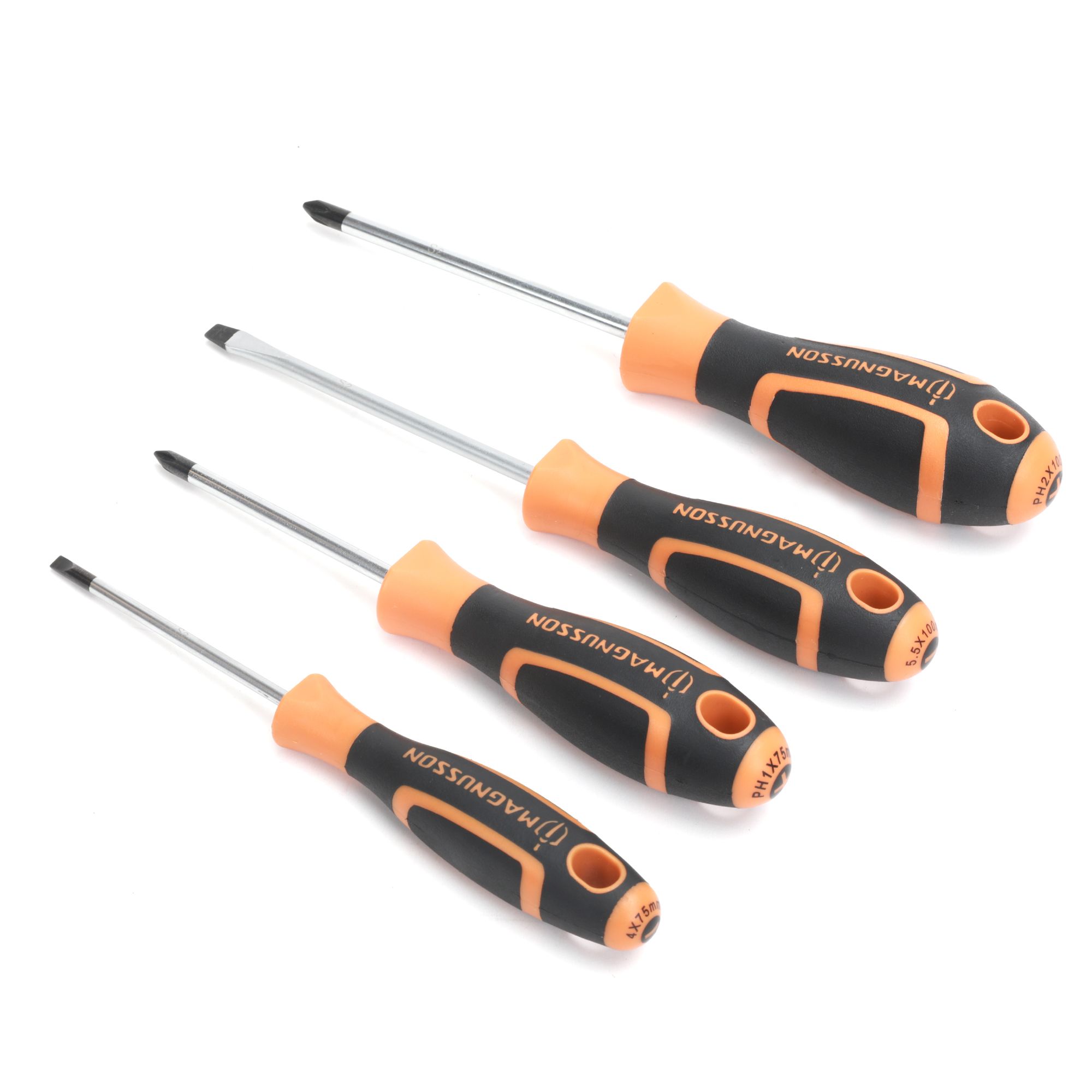 Magnusson 4 Piece Mixed Screwdriver set DIY at B&Q