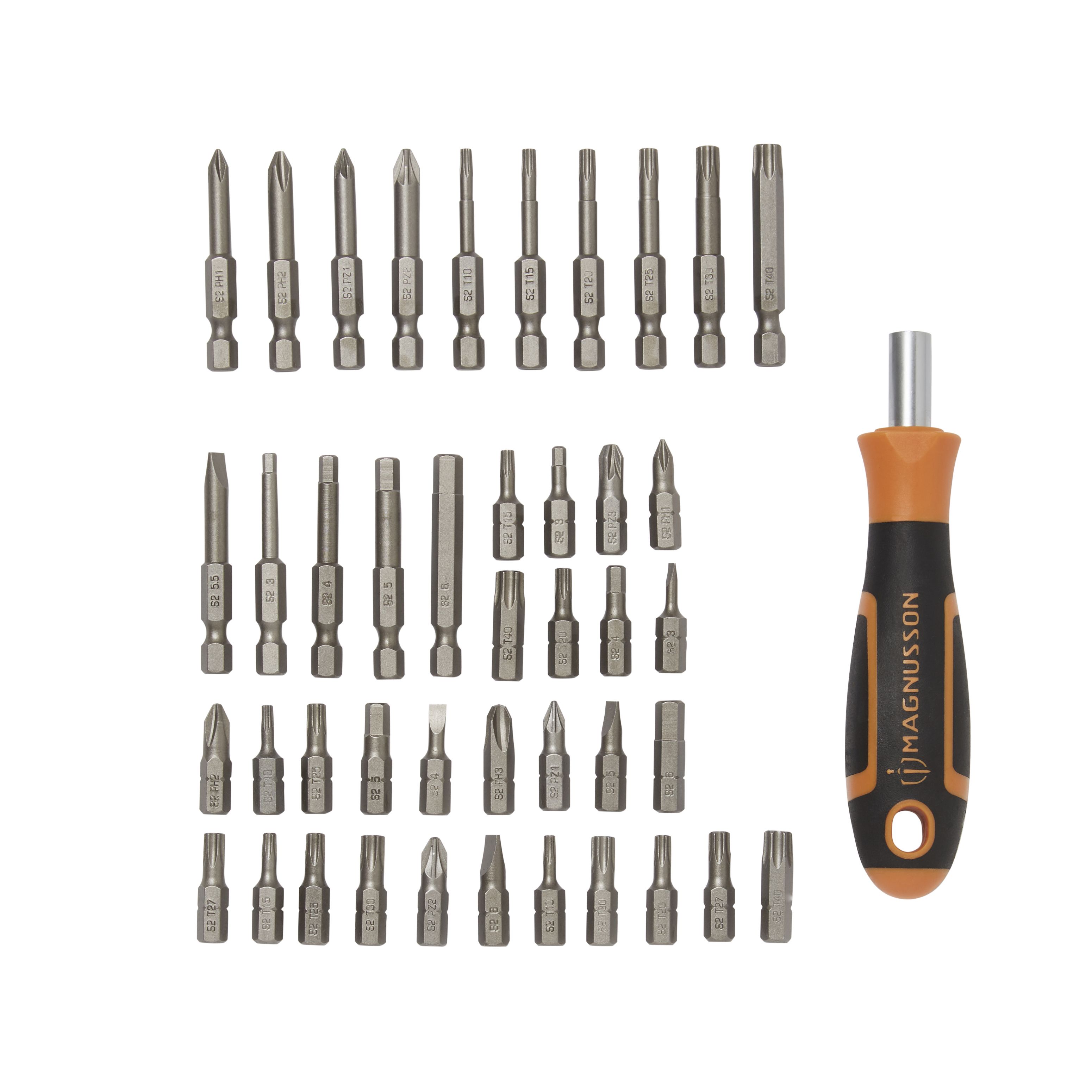 Magnusson 44 Piece Mixed Screwdriver Set | DIY At B&Q