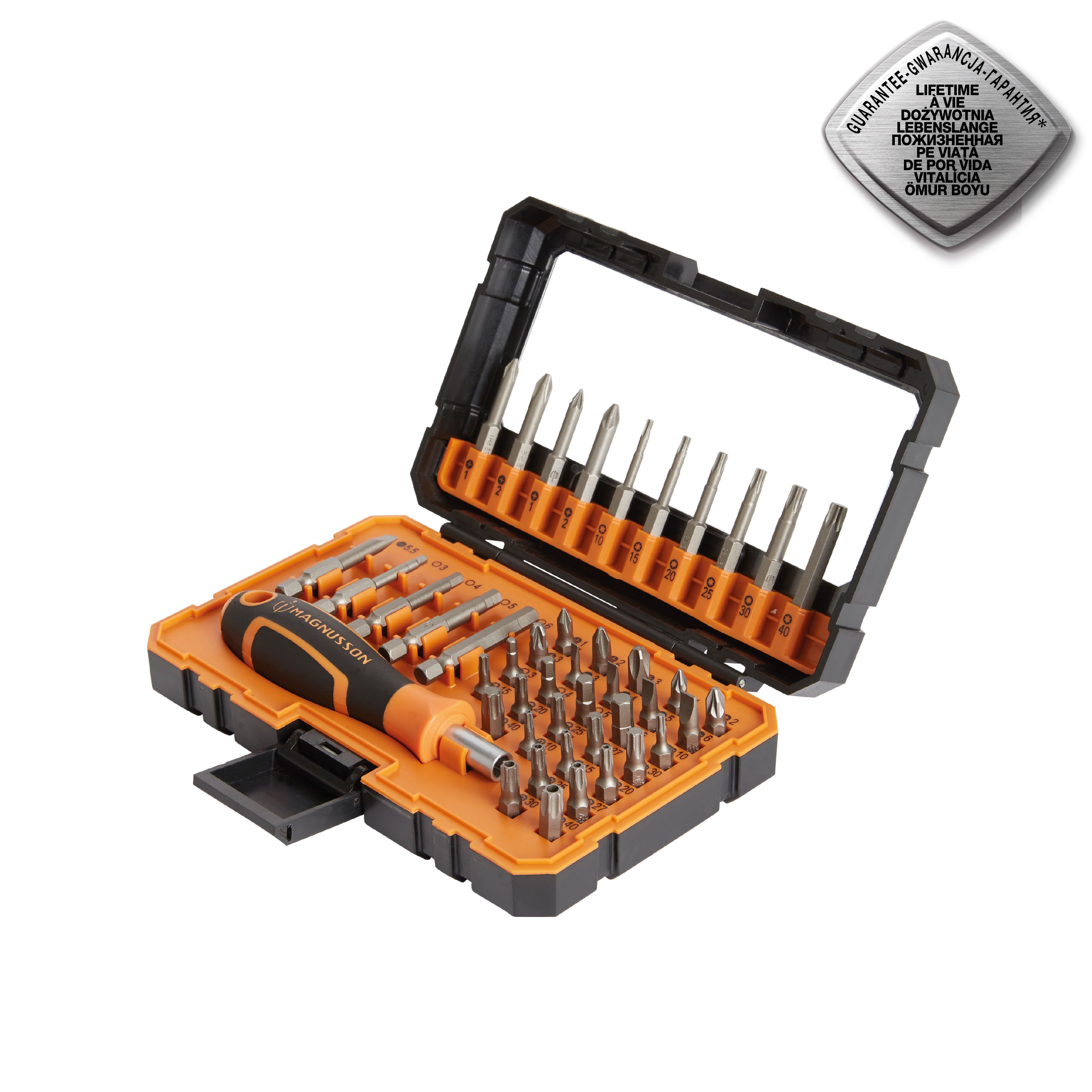 Magnusson 44 piece Mixed Screwdriver set