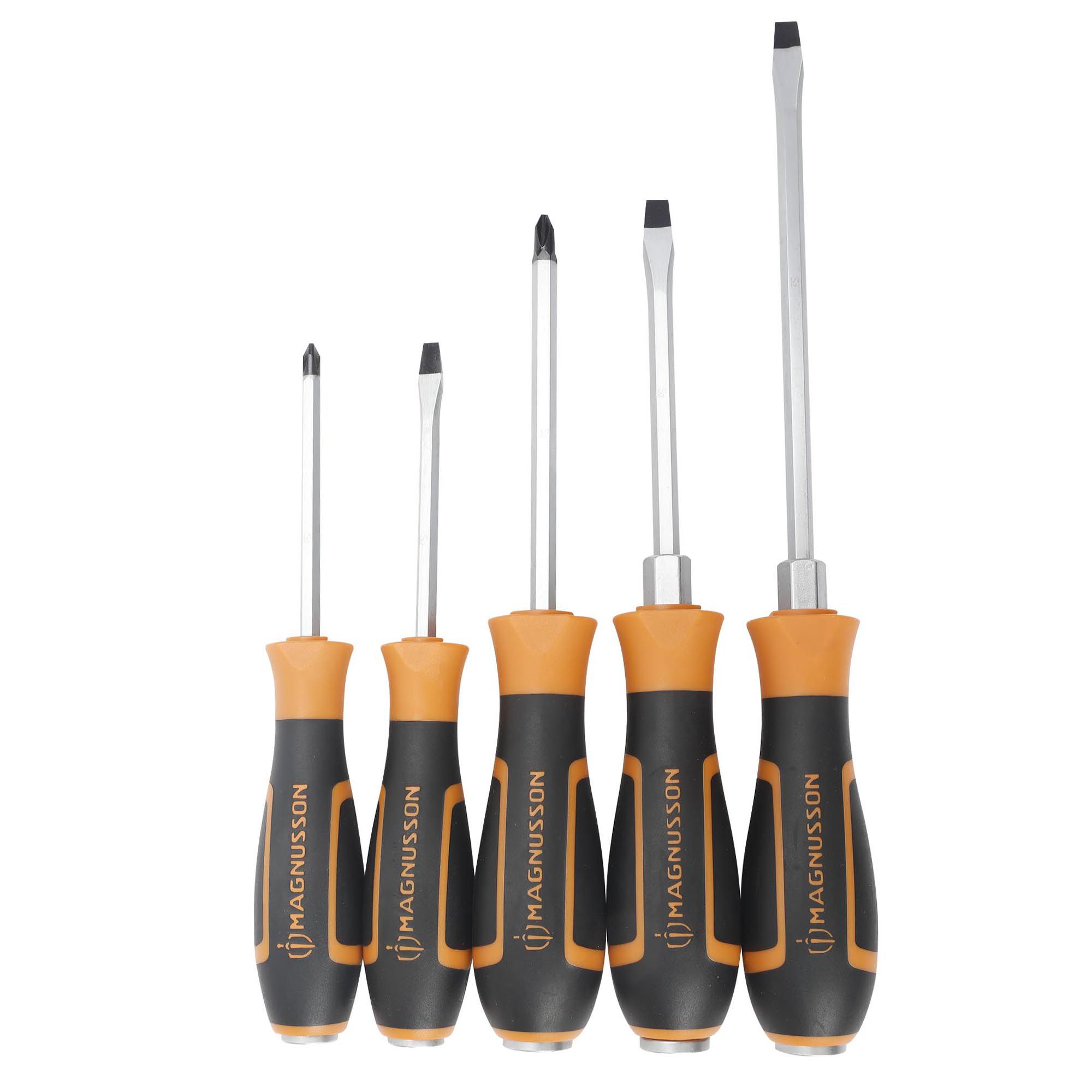 Magnusson 5 piece Mixed Screwdriver set