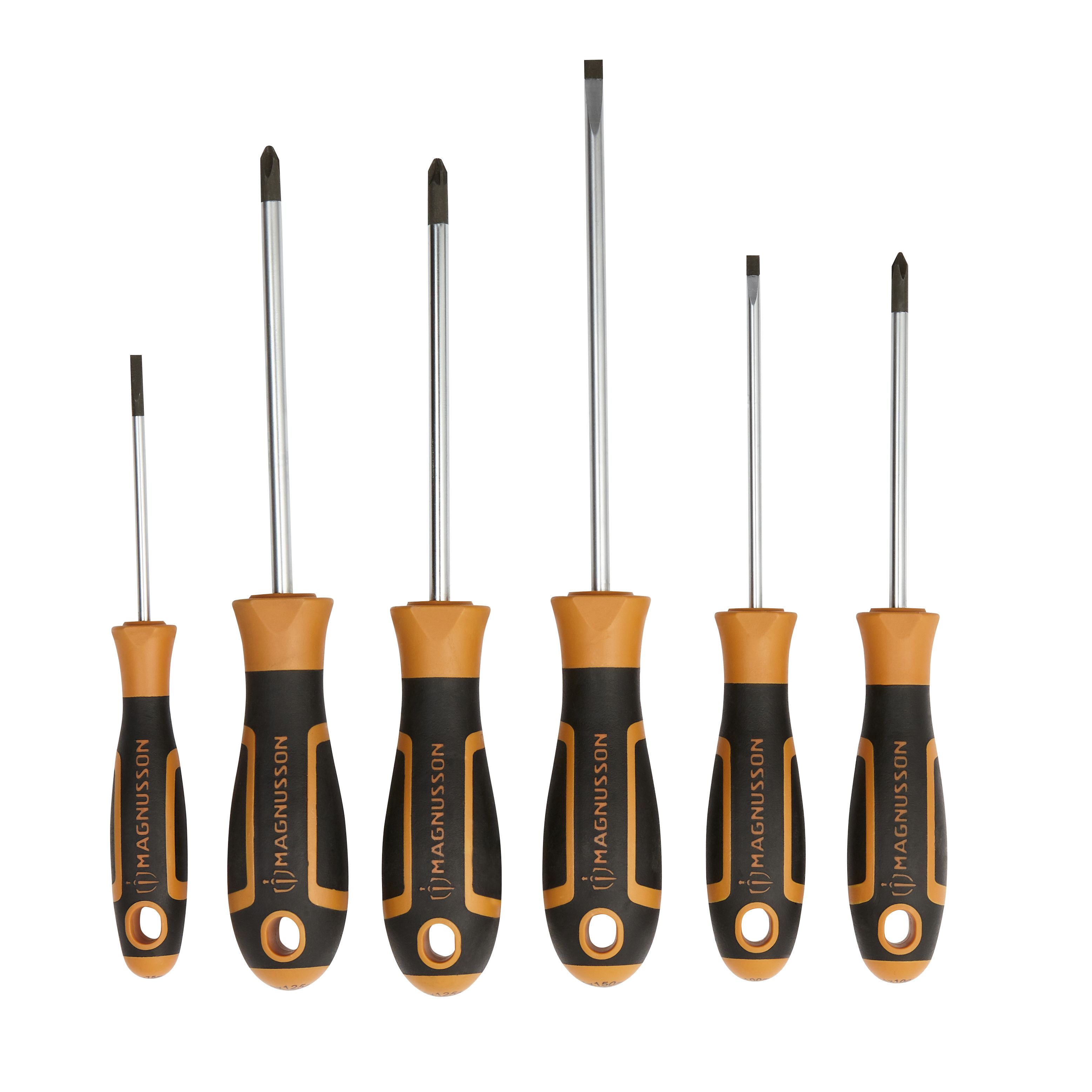 Magnusson 6 Piece Standard Mixed Screwdriver Set | DIY At B&Q