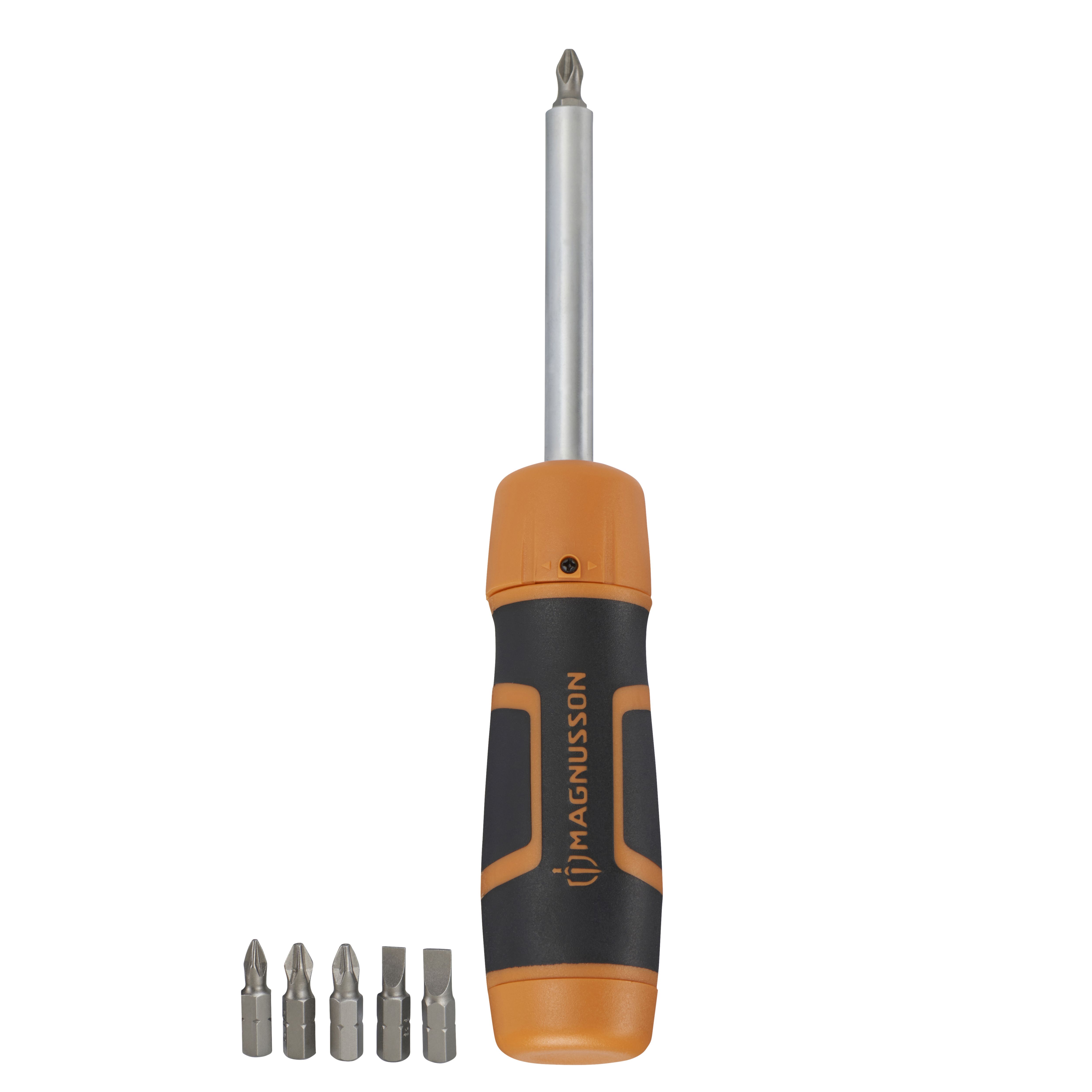 Magnusson 7 Piece Ratcheting screwdriver & bit Set DIY at B&Q