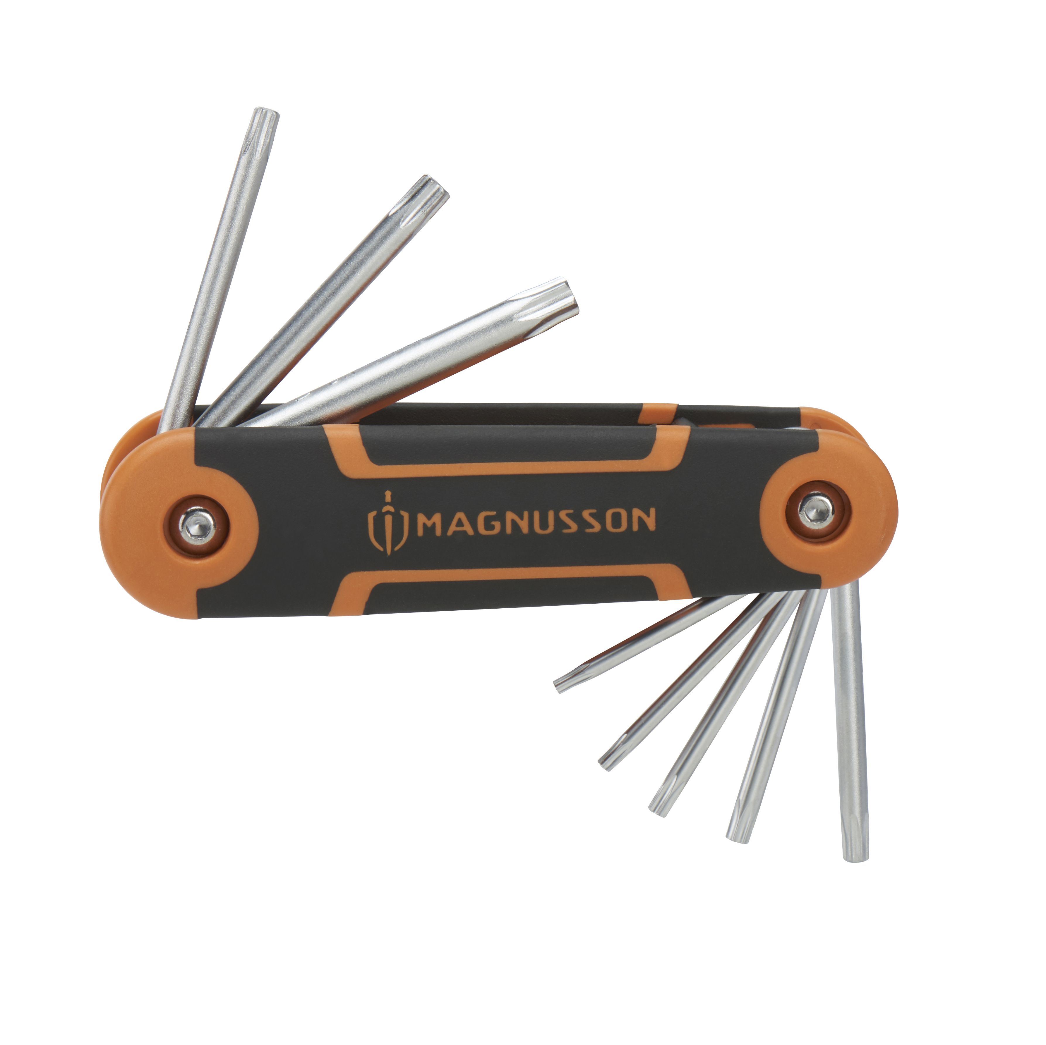 Magnusson 8 piece Chrome vanadium steel Foldable Torx key Set