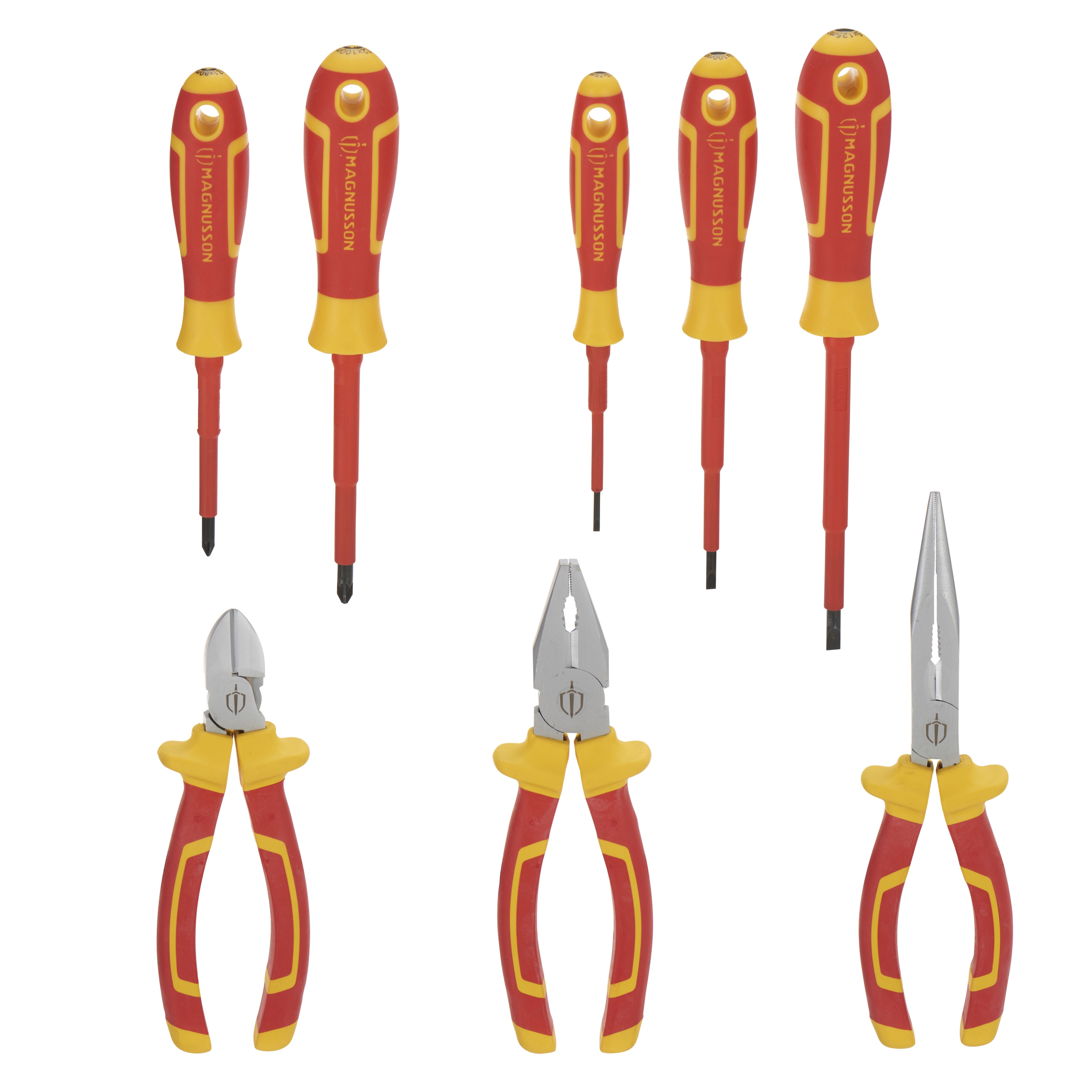 Magnusson 8 piece Orange & yellow Tool set SCS13