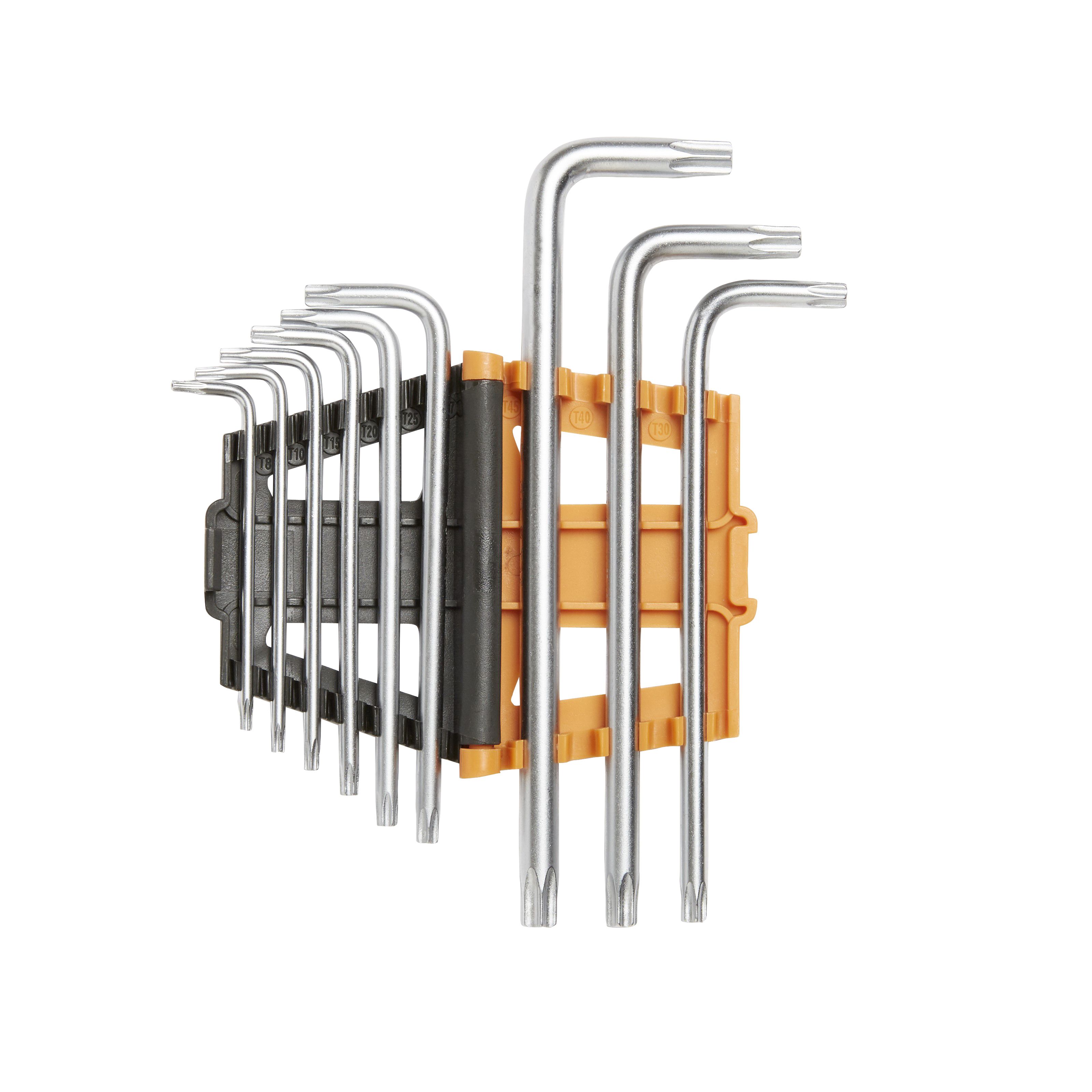 Magnusson 9 piece Chrome vanadium steel Torx key Set
