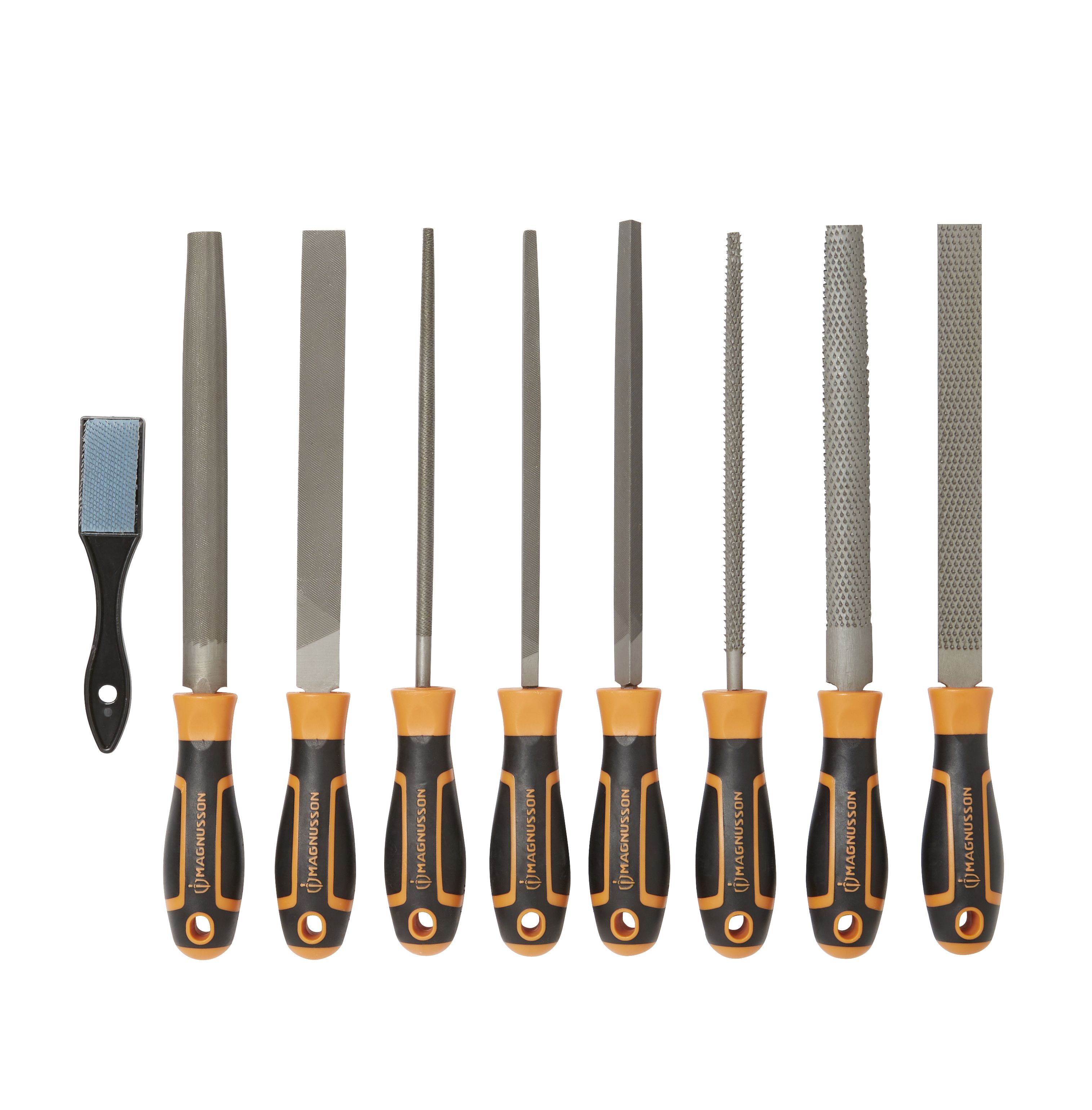 Magnusson 9 piece File & rasp set (L)200mm