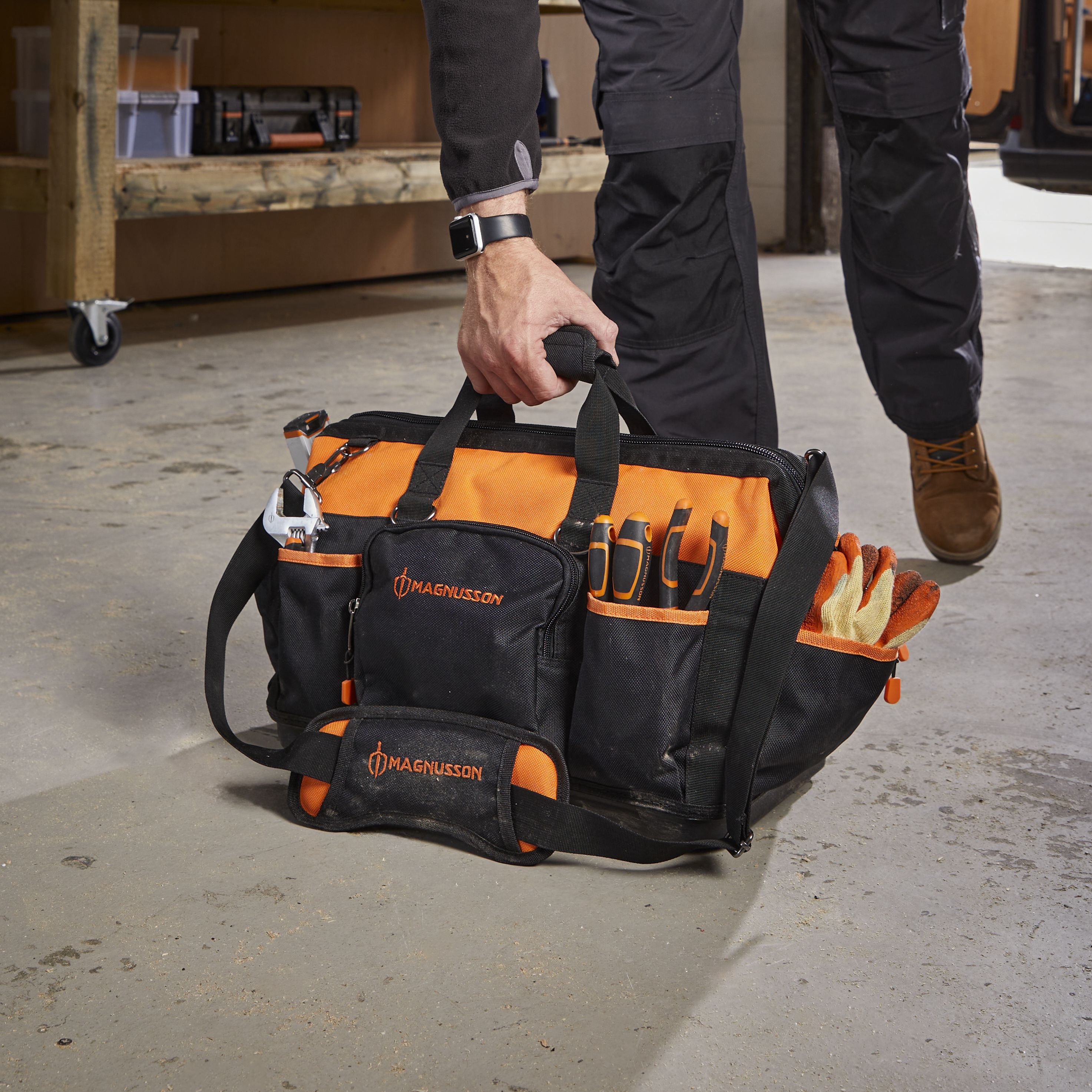 Magnusson Hard base tool bag (L)500mm - 4