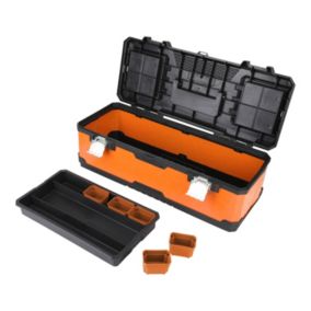 Magnusson Metal & plastic 5 compartment Toolbox (L)660mm (H)230mm