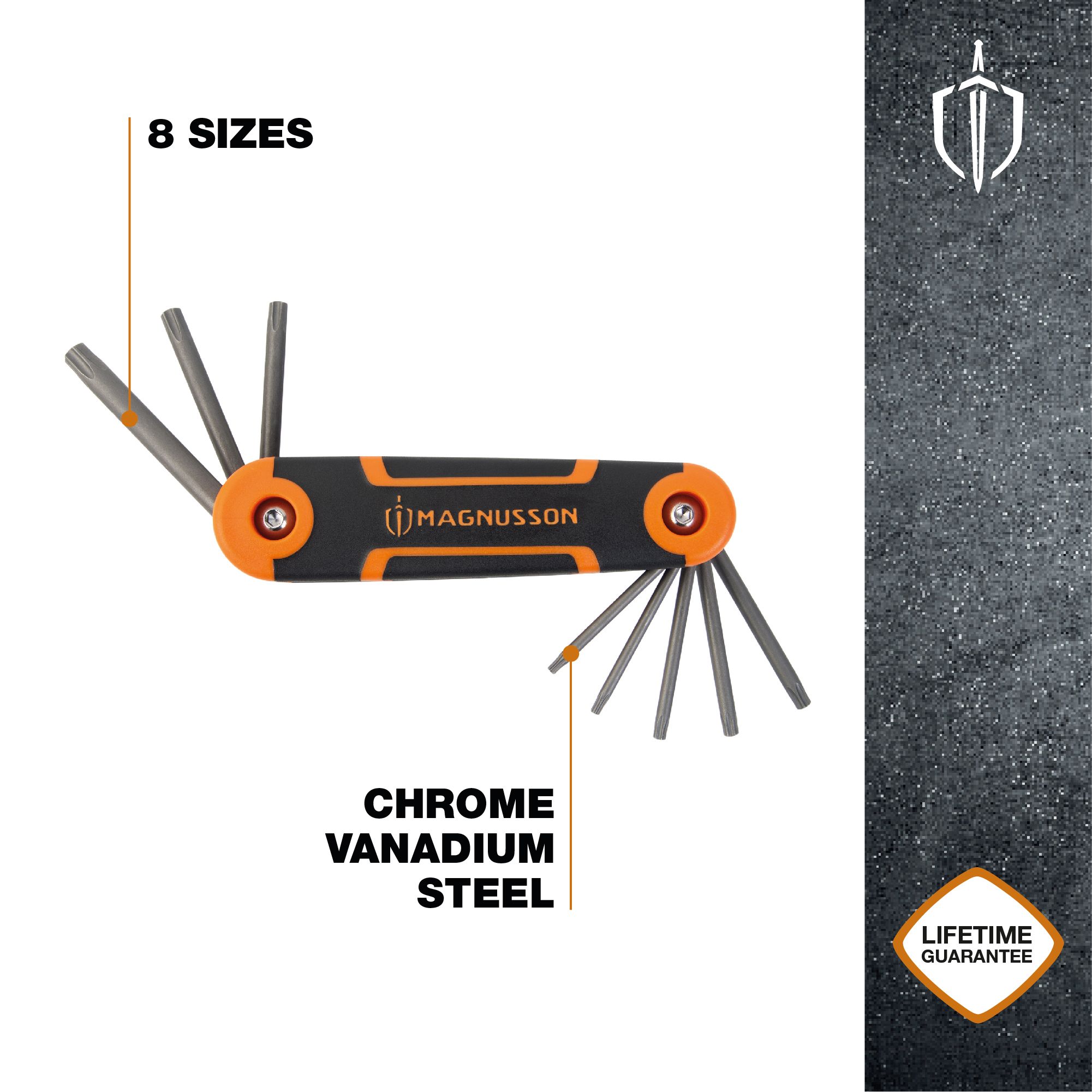 Magnusson Metric Foldable Torx key (8 piece) - HX09
