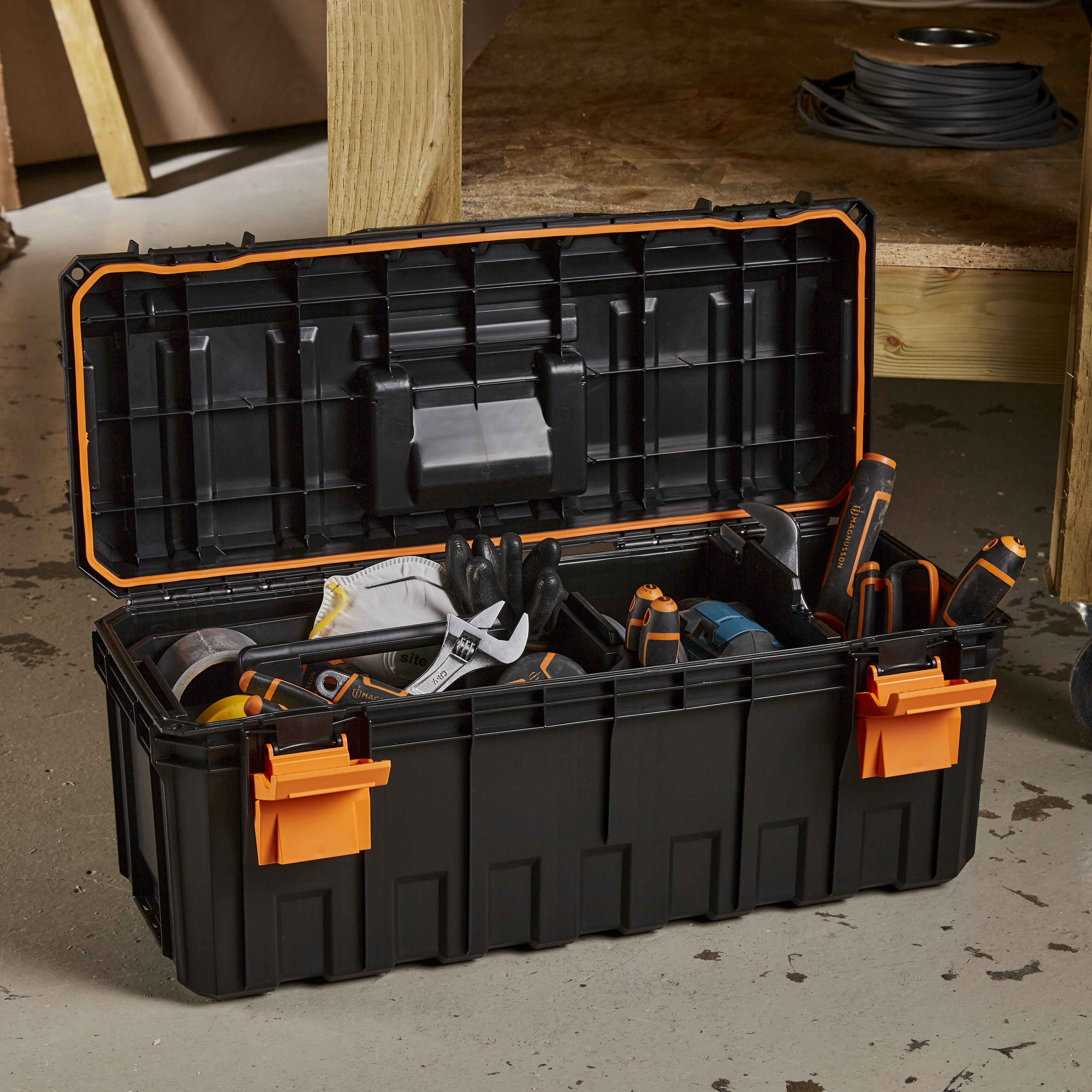 Magnusson Polypropylene Toolbox (L)650mm (H)314mm - 6