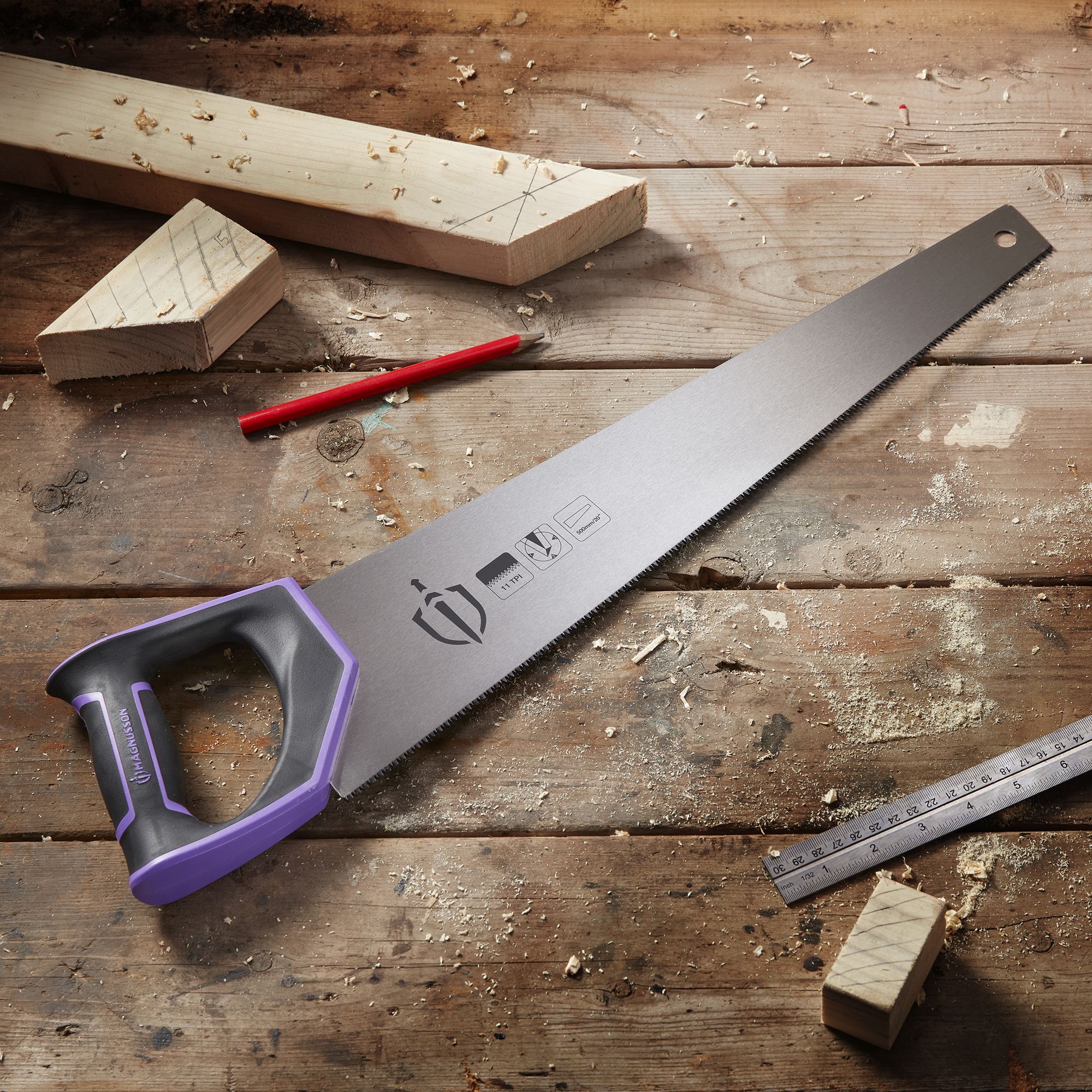 Magnusson Second fix 500mm Fine cut Wood saw, 11 TPI