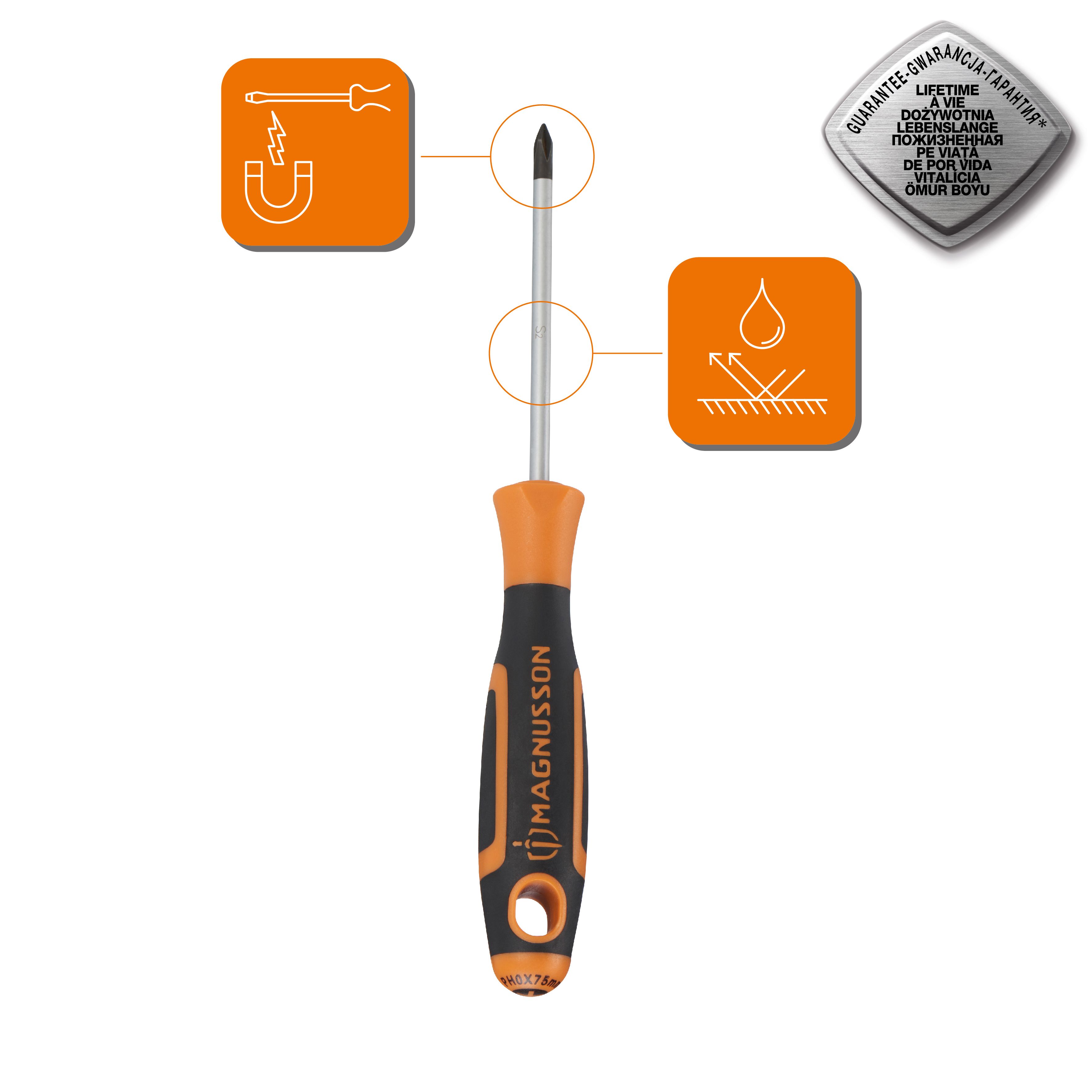 Magnusson Standard Phillips Screwdriver Mixed x 75mm