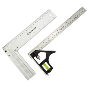 Magnusson Steel Combination square Pack of 2