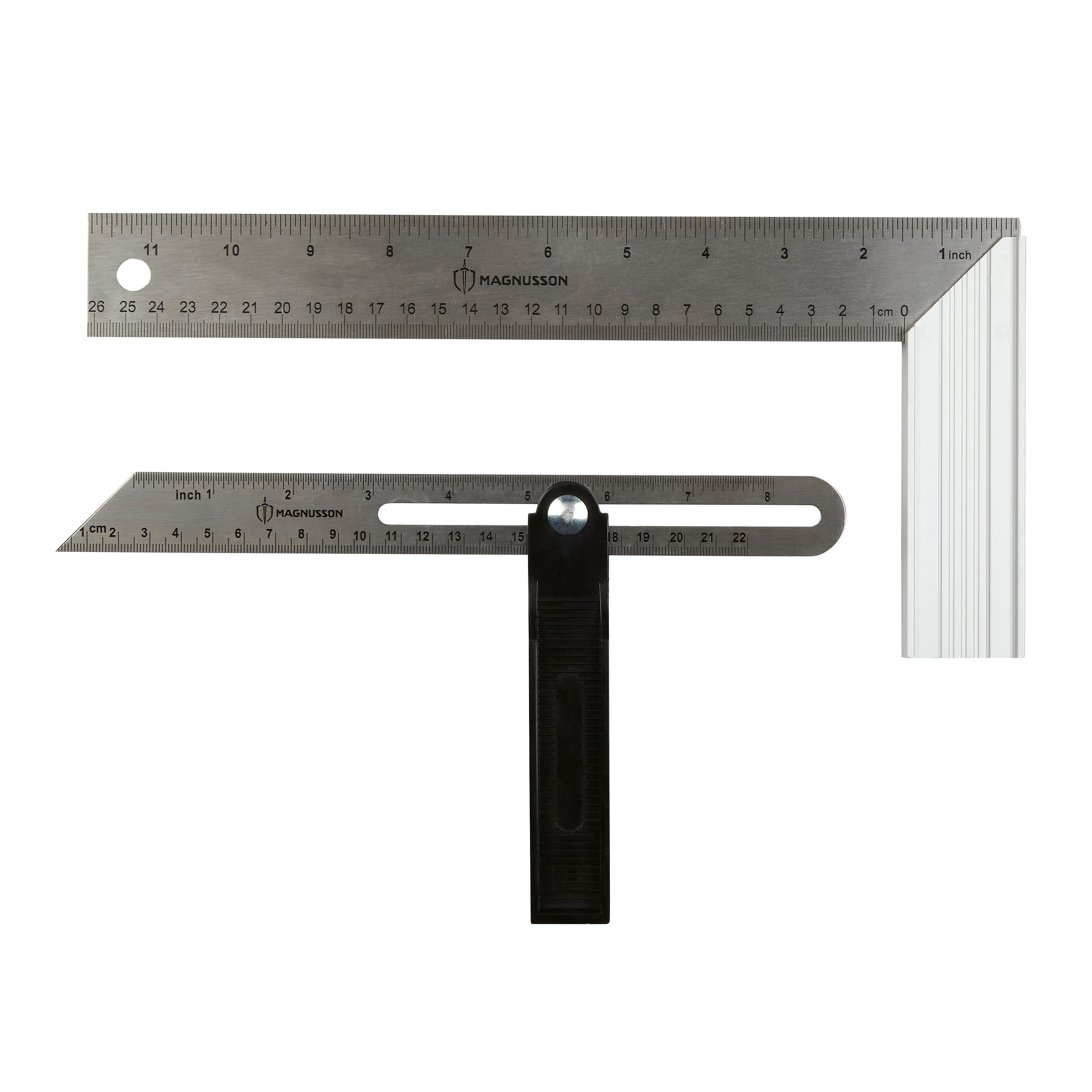 Magnusson Steel Tri & mitre square set, Set