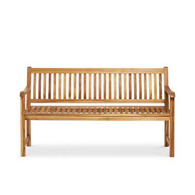 White garden deals bench b&q