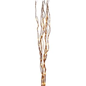 Mains-powered Brown Lit Twigs Plastic Christmas decoration