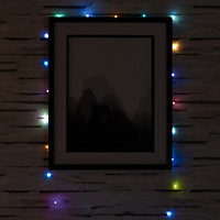 Mains-powered Multicolour 100 LED Indoor String lights