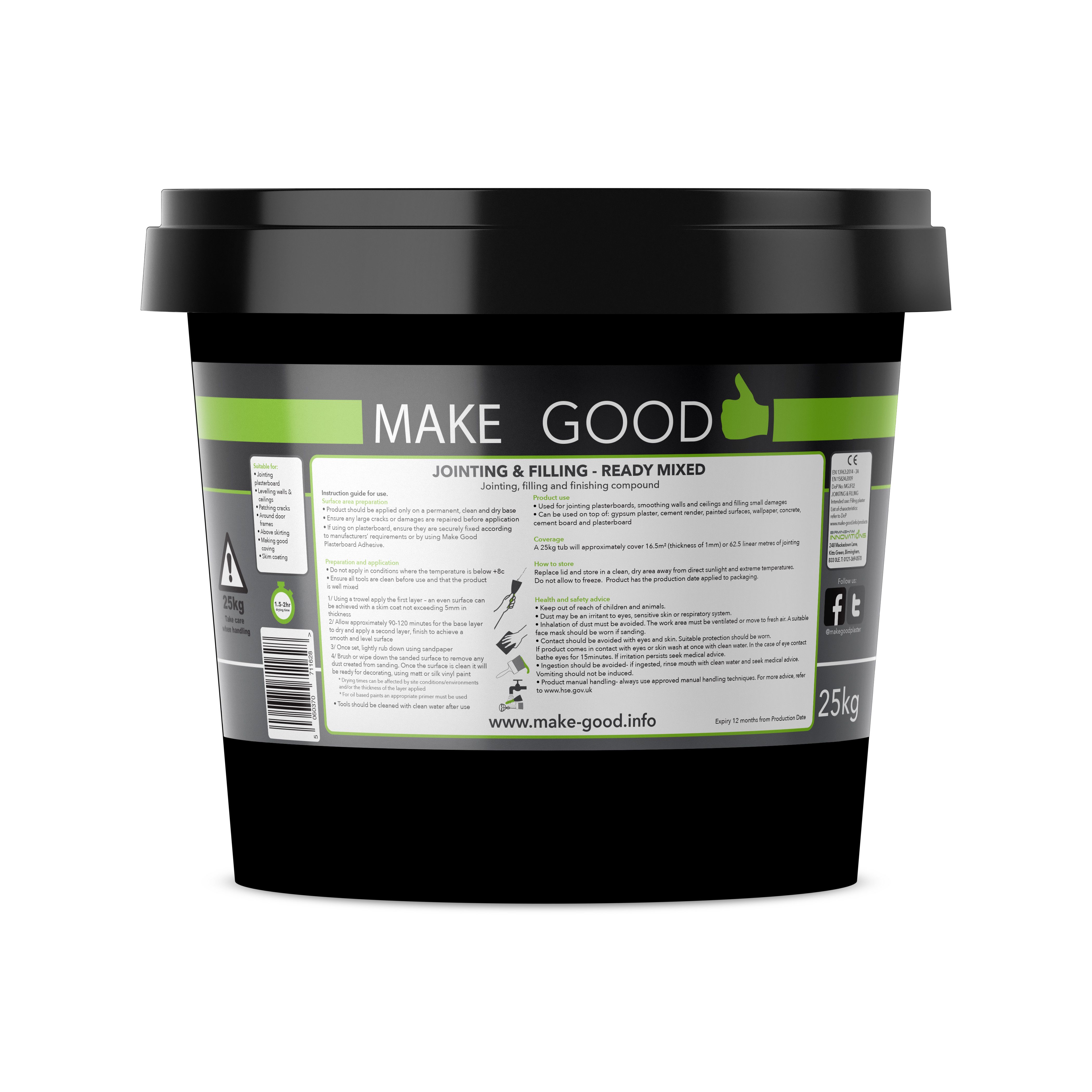 Make Good Jointing, filling & finishing compound 25kg