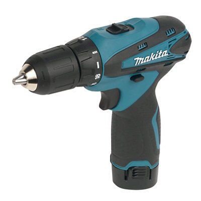 Makita 10.8V Li ion Cordless Drill driver 2 x 1.3Ah DF330DWE DIY at B Q