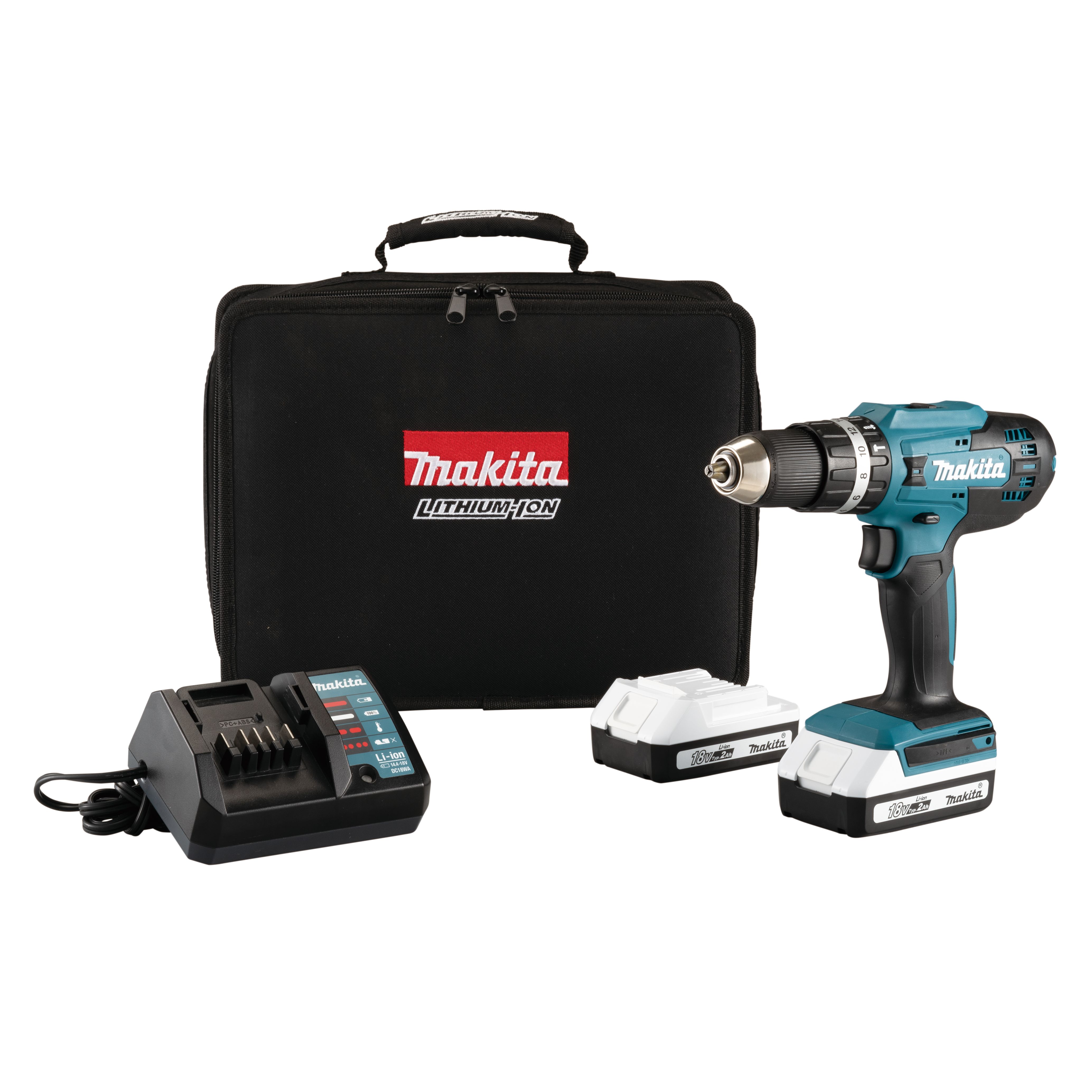 Makita G Series 18V 2 x 1.5Ah Li ion Brushed Cordless Combi drill