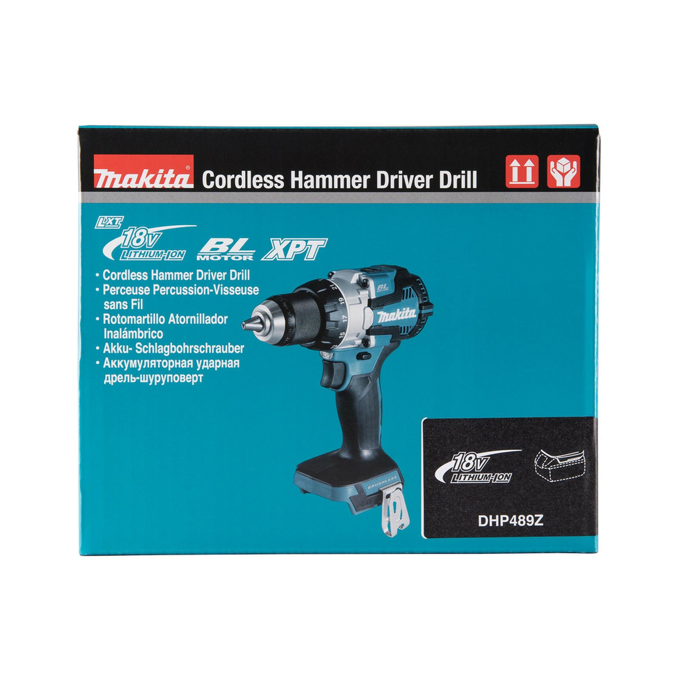 Makita 18V LXT Cordless Combi drill (Bare Tool) - DHP489Z