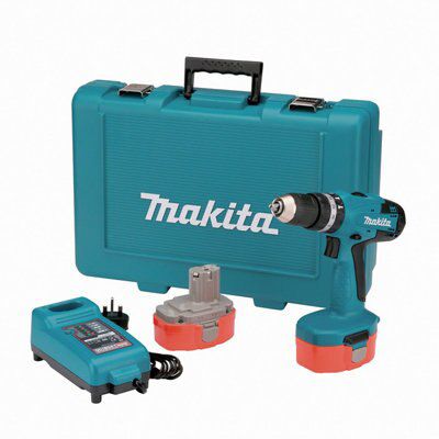 Makita 18V Ni-Cd Cordless Combi drill (2 x 1.3Ah) - 8391DWPE