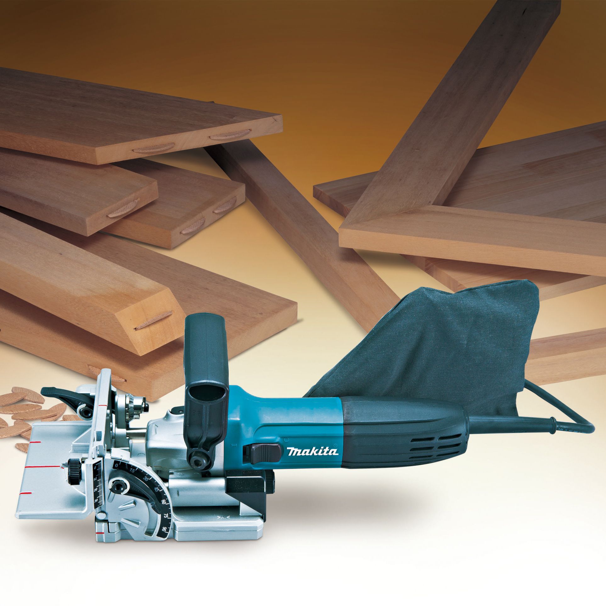 Makita 700W 240V Corded Biscuit jointer PJ7000
