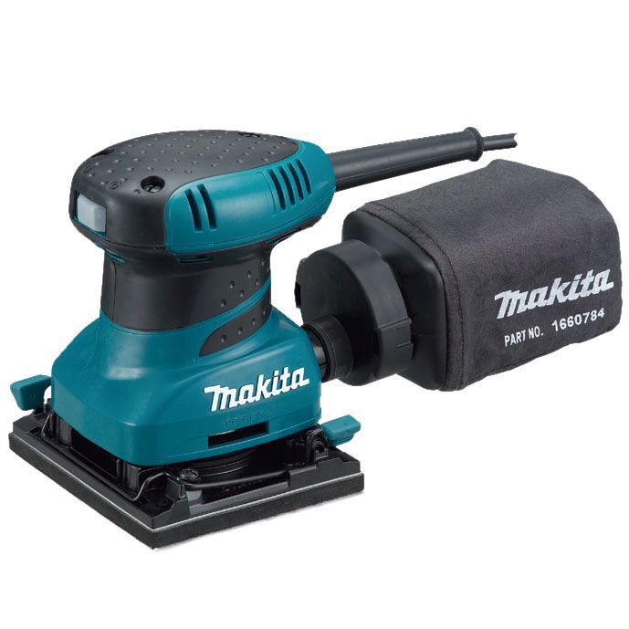 Makita Corded 200W 240V 1/4 Sheet sander BO4555 DIY at B&Q