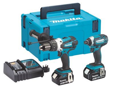 Makita drill best sale set b&q