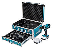 Makita G-Series 18V Li-ion Brushed Cordless Combi drill (2 x 1.3Ah) - HP457