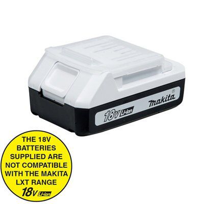Makita G-Series 18V Li-ion Brushed Cordless Combi drill (2 x 1.3Ah) - HP457