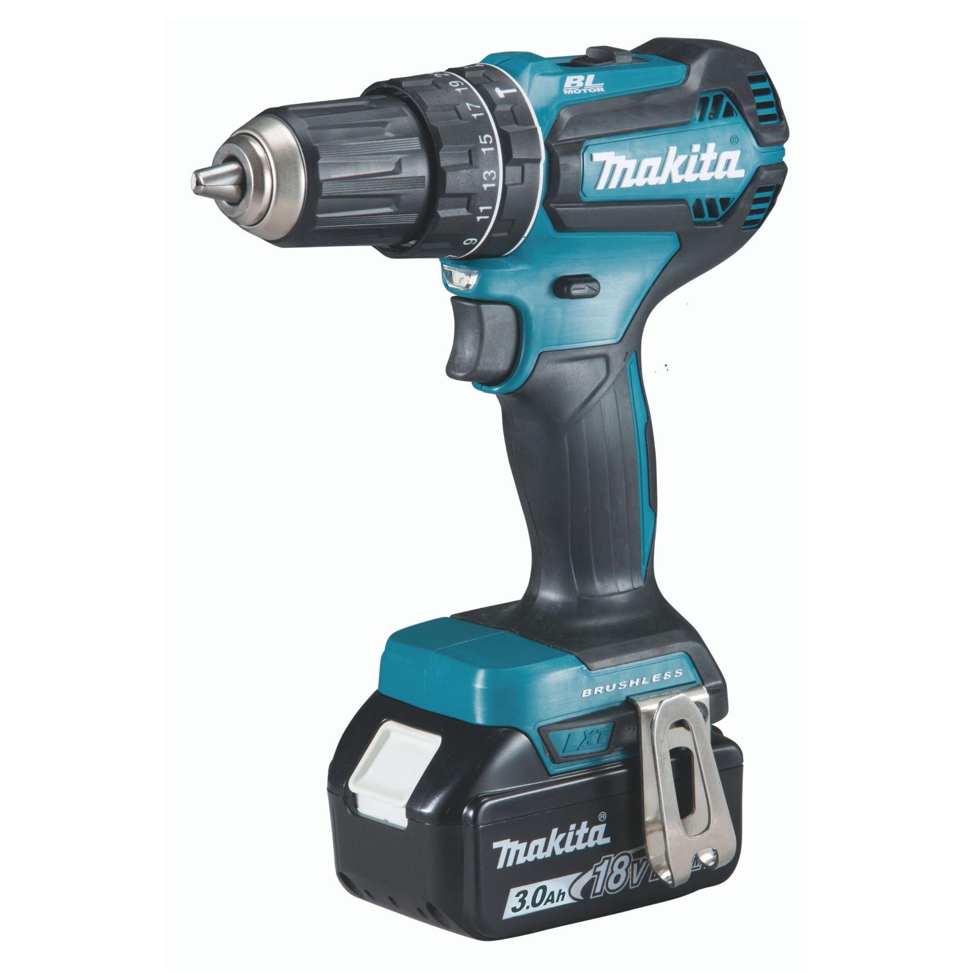 Makita LXT 18V 2 x 3 Li ion Brushless Cordless Combi drill