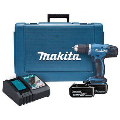 Makita LXT 18V Li-ion Cordless Drill driver (2 x 3Ah) - DDF453RFE